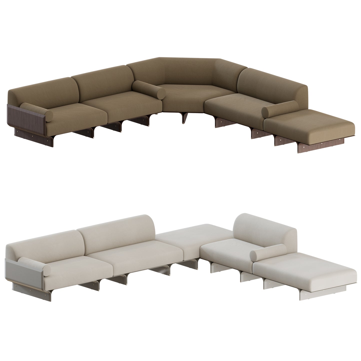 Stami Sofa Plus by Gallotti and Radice 3D Model