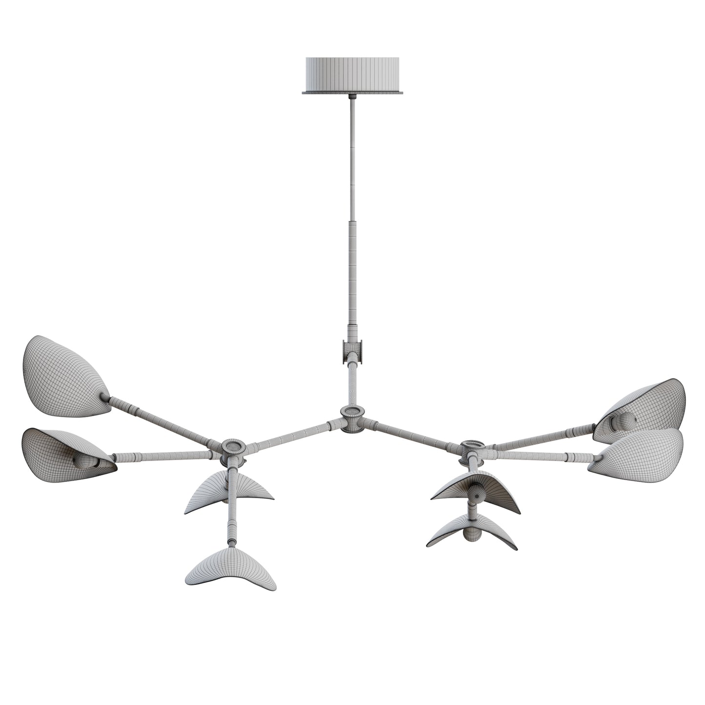 Stingray Chandelier by 101 Copenhagen 3D Model