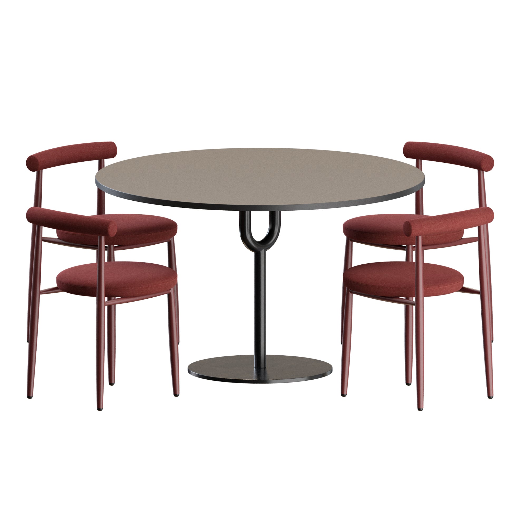 Swage Dining Set by Design By Them 3D Model