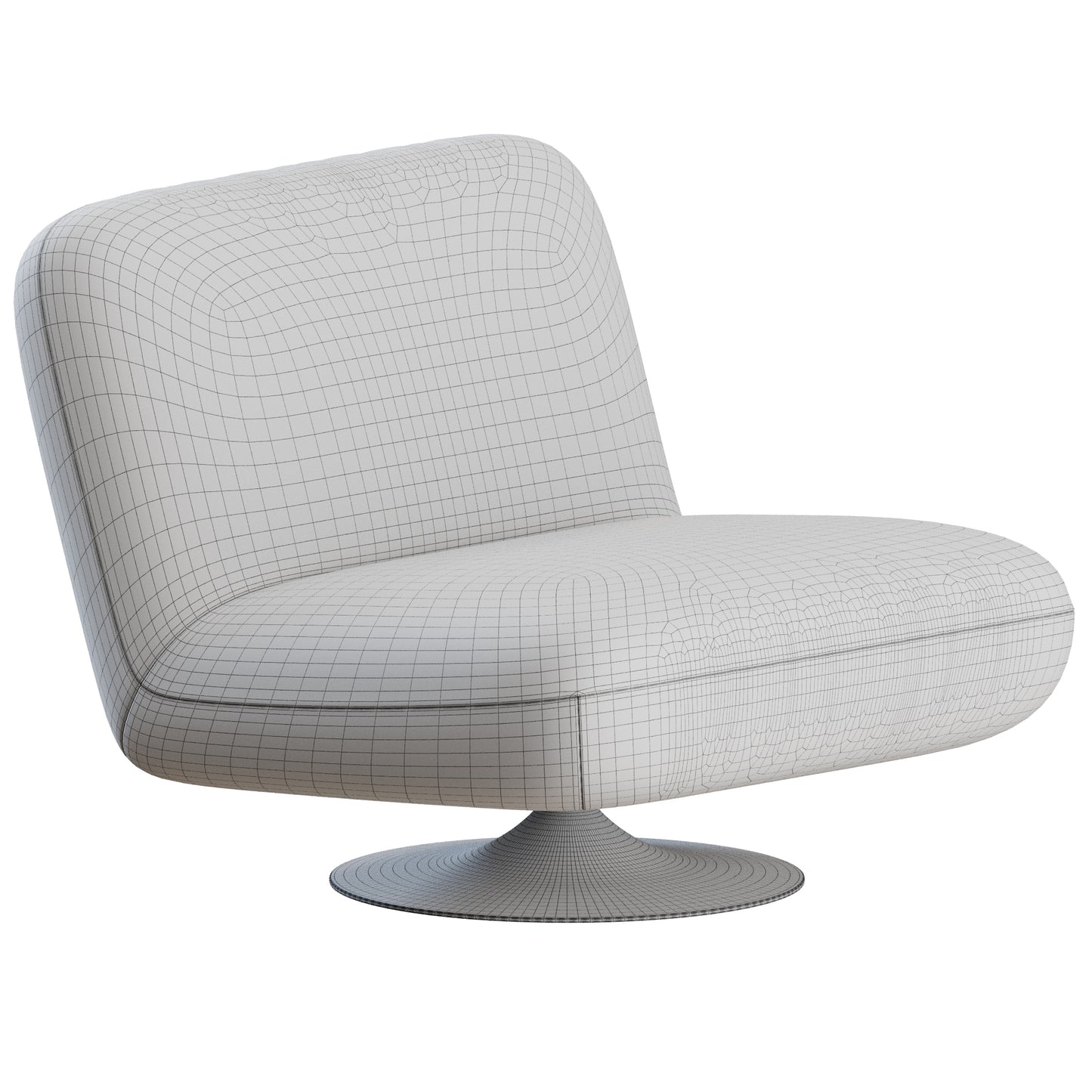 Swivel Accent Chair by Zara Home 3D Model