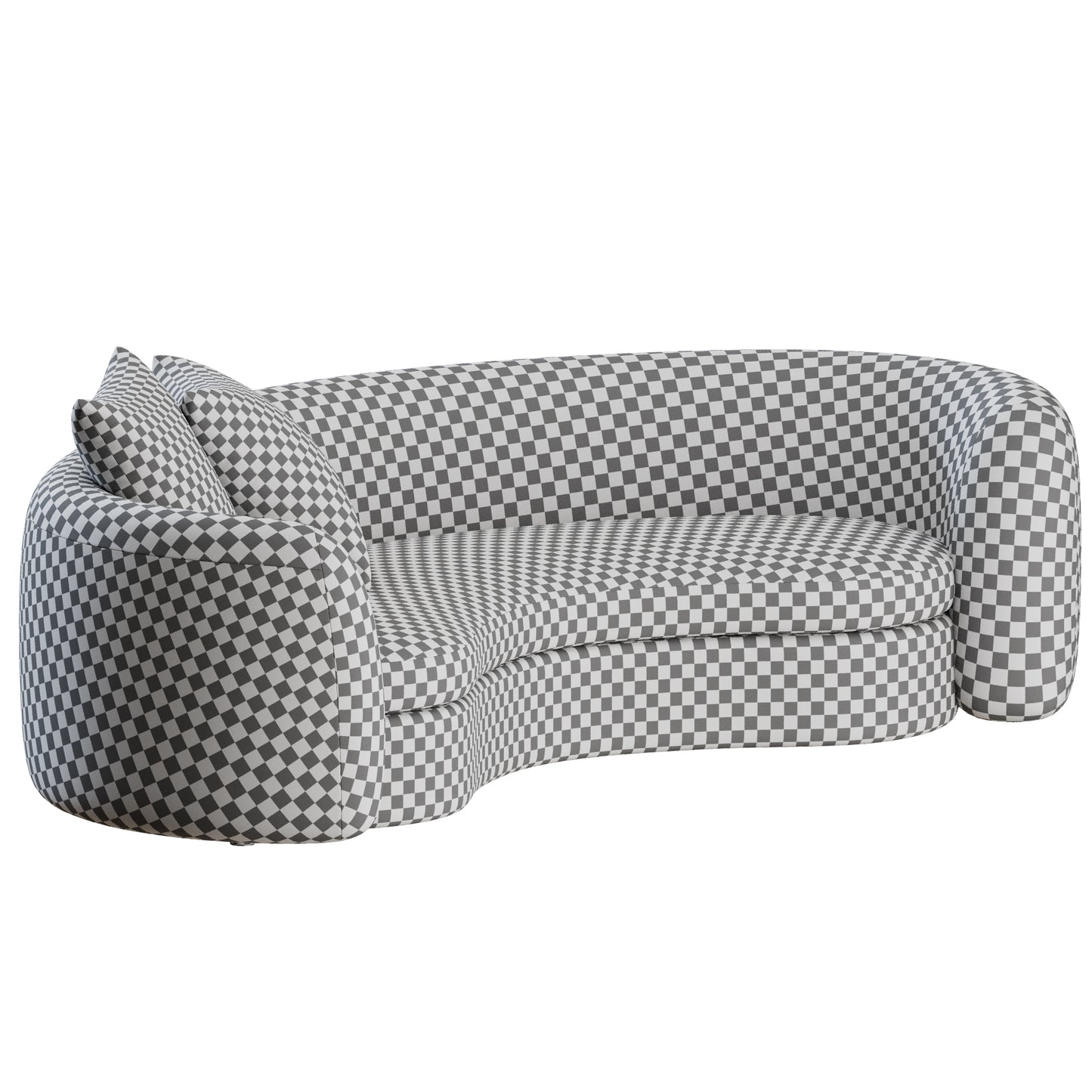 SYD Curved Sofa by Delcourt Collection 3D Model