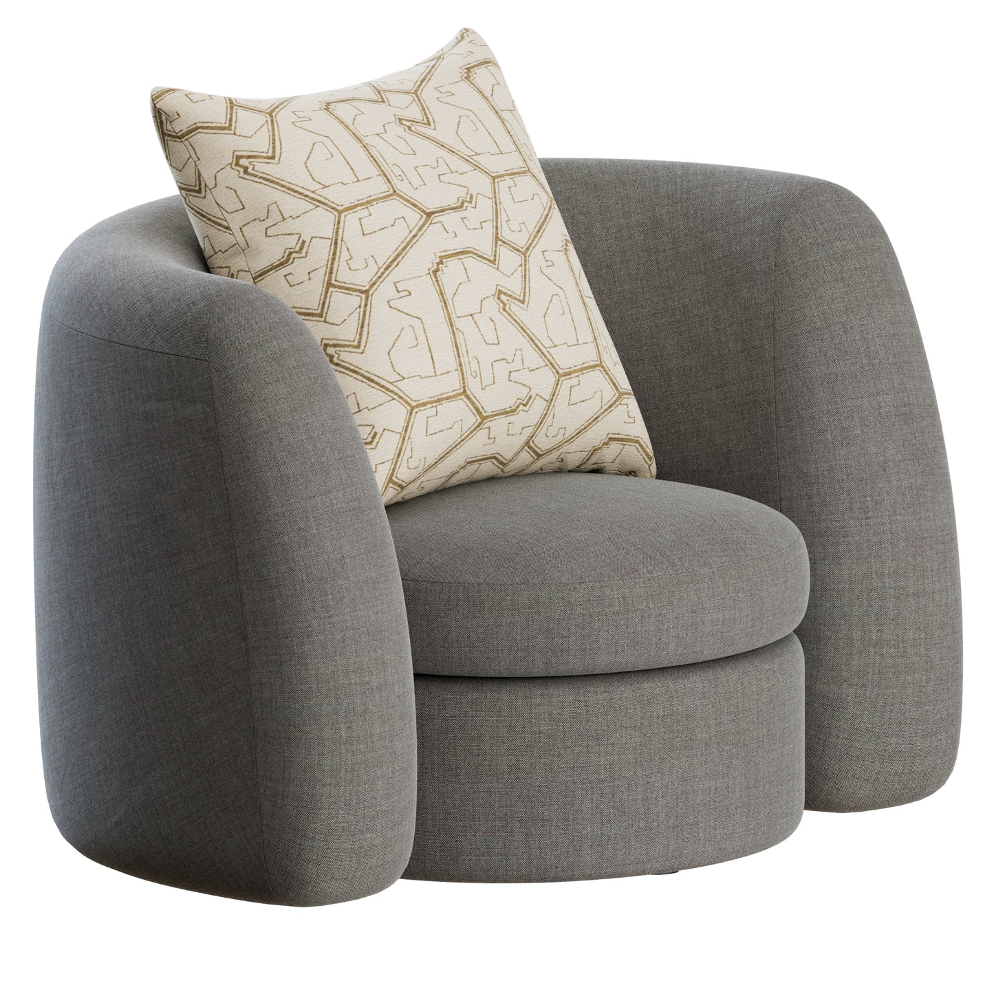 SYD Lounge Chair by Delcourt Collection 3D Model