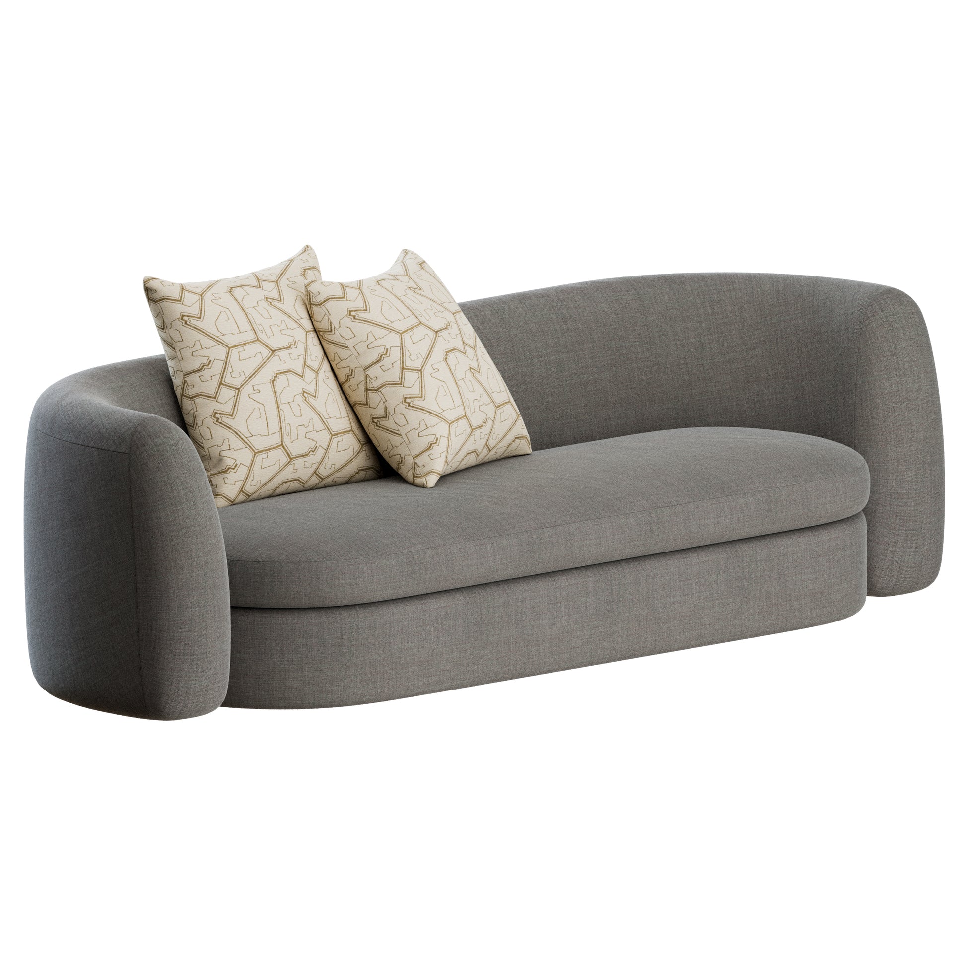 SYD Straight Sofa by Delcourt Collection 3D Model