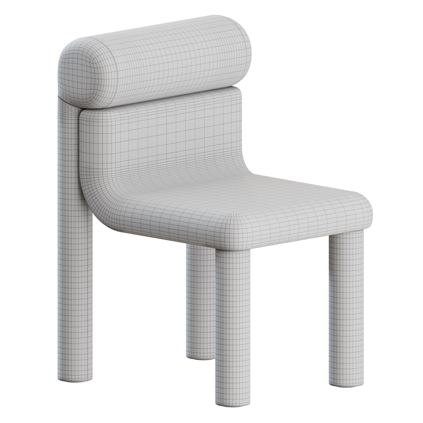 Tacto Chair by Uneven Objects 3D Model