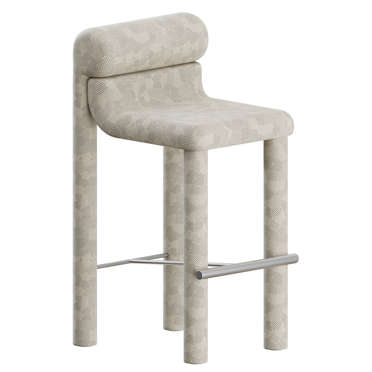 Tacto High Stool by Uneven Objects 3D Model
