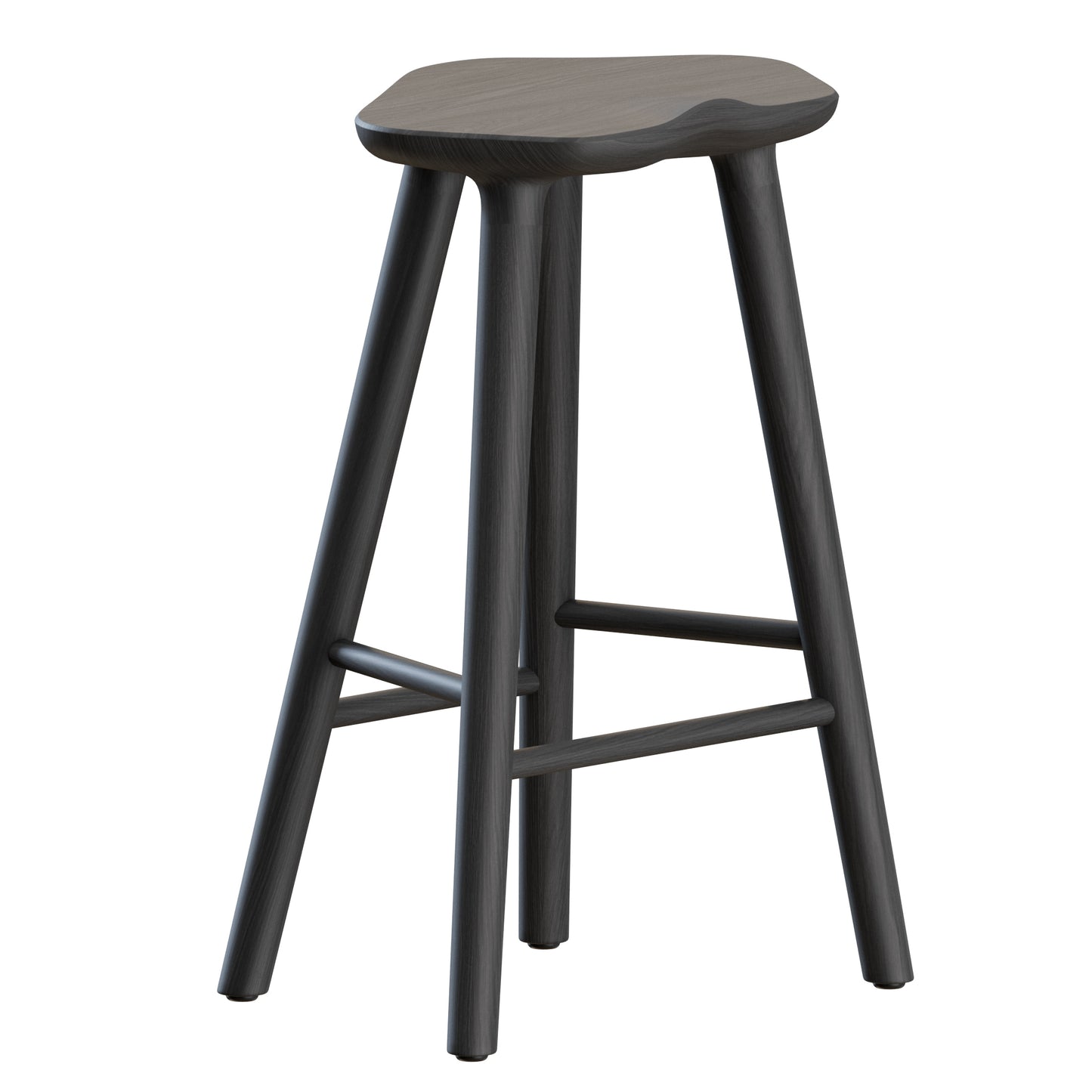 Tam Counter Stool 4 Legs by Peca Estudio 3D Model