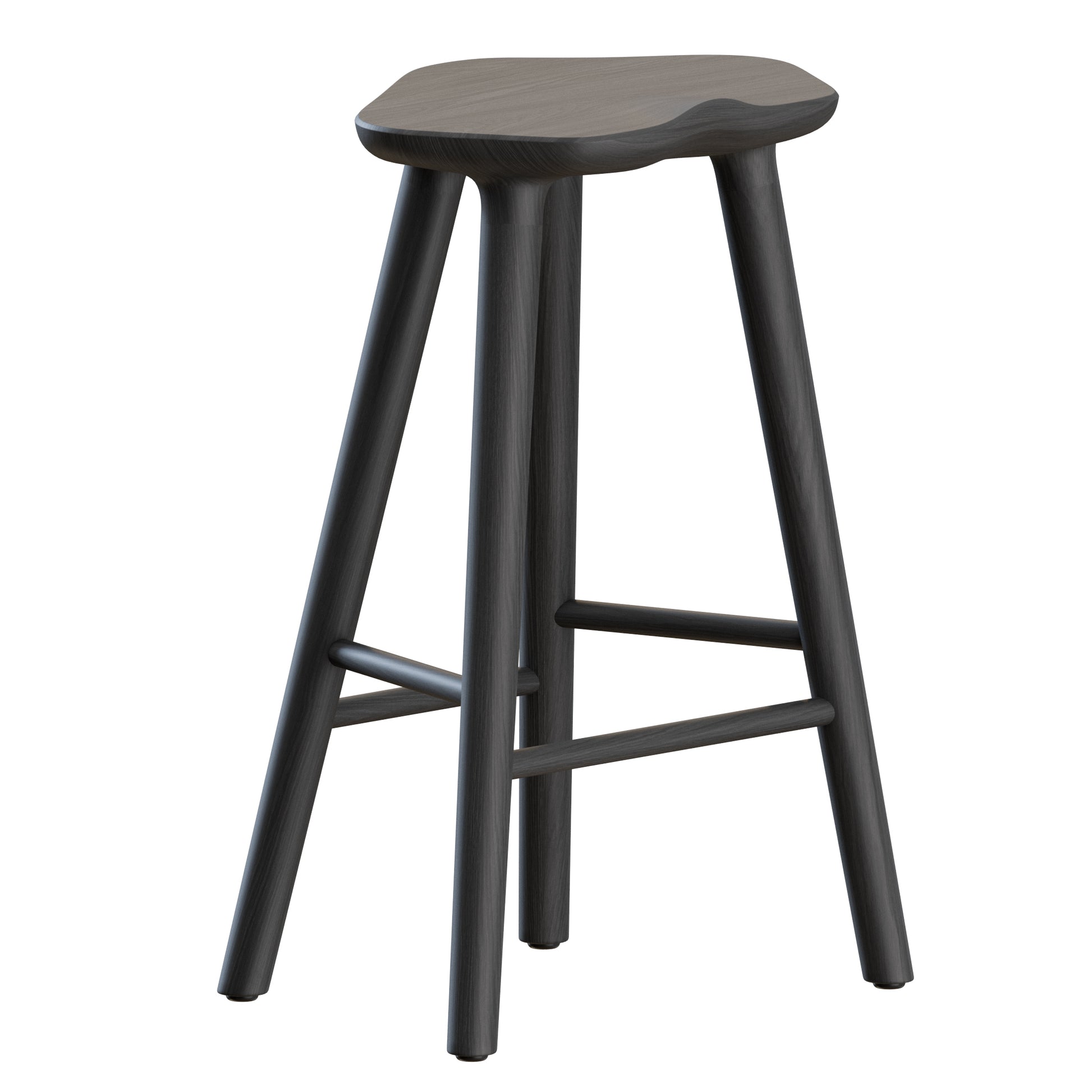 Tam Counter Stool 4 Legs by Peca Estudio 3D Model