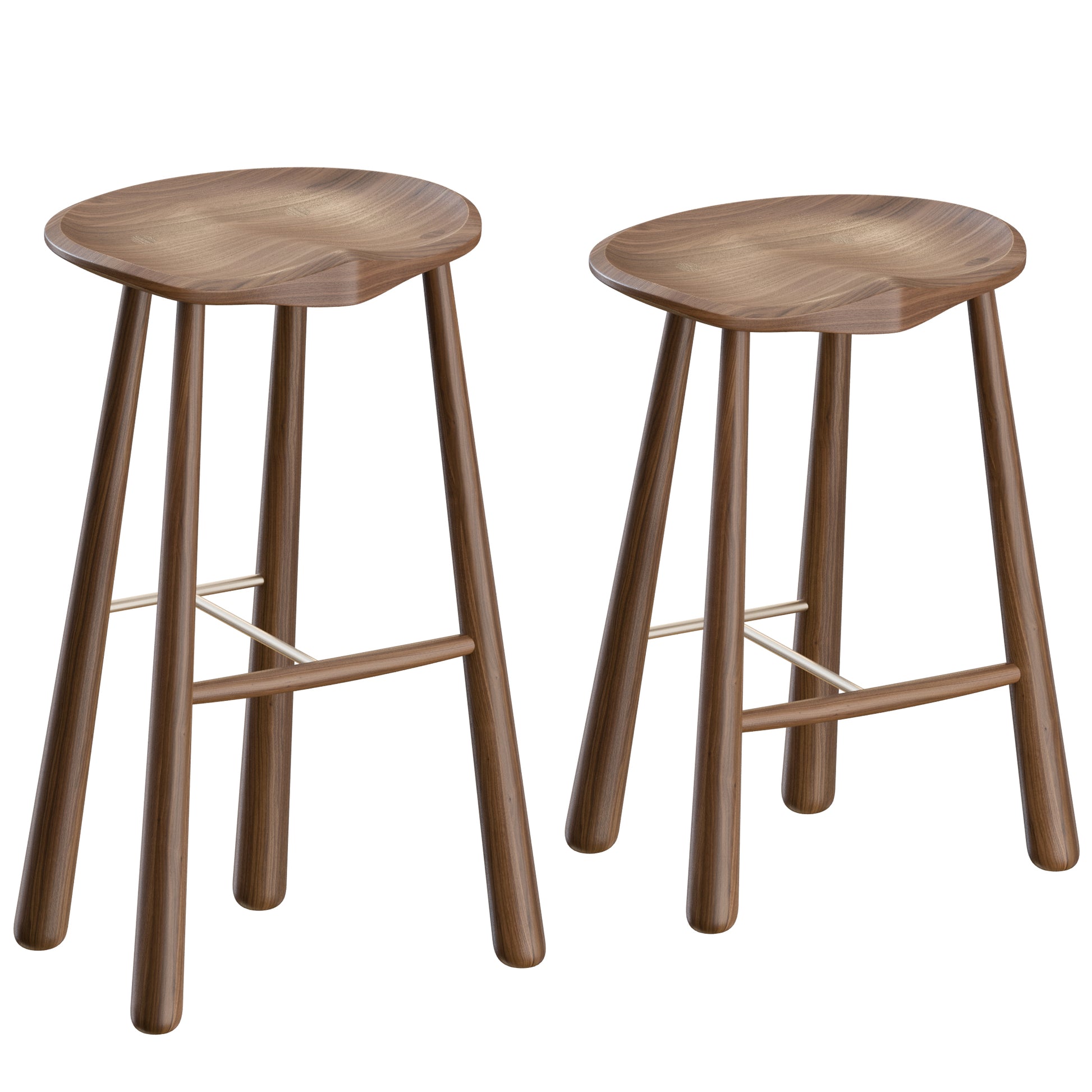 Taper Bar Stool by Roll and Hill 3D Model