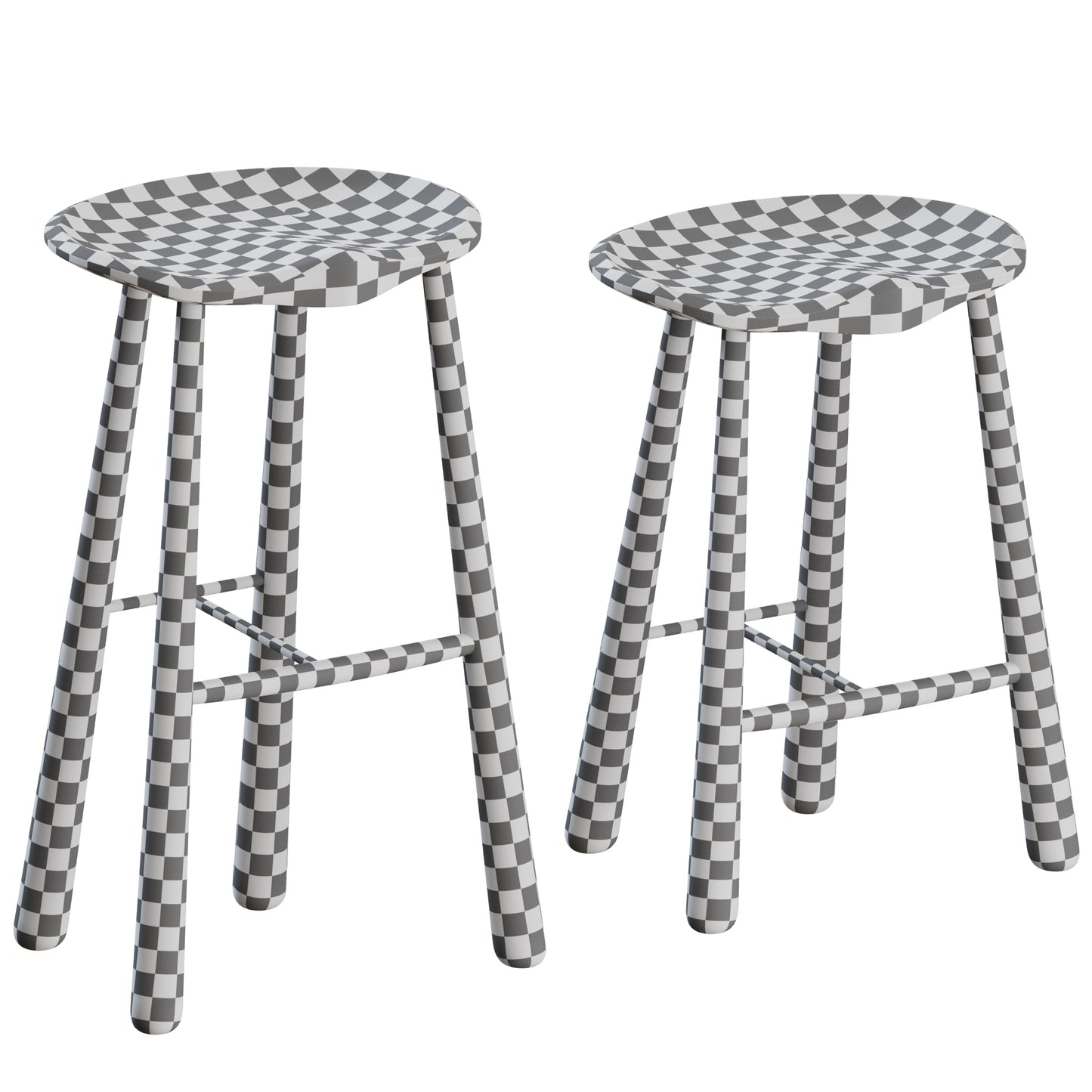 Taper Bar Stool by Roll and Hill 3D Model