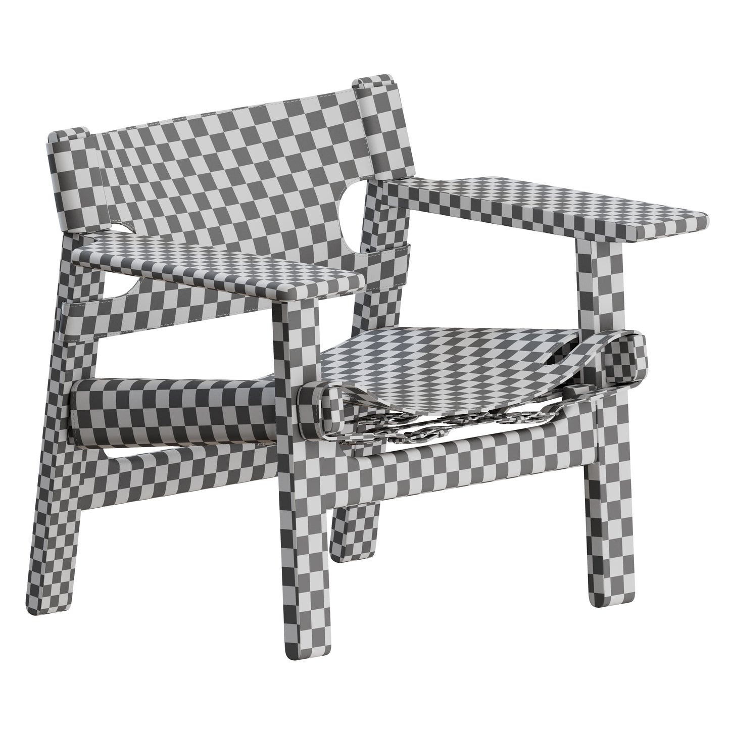 The Spanish Chair by Fredericia 3D Model