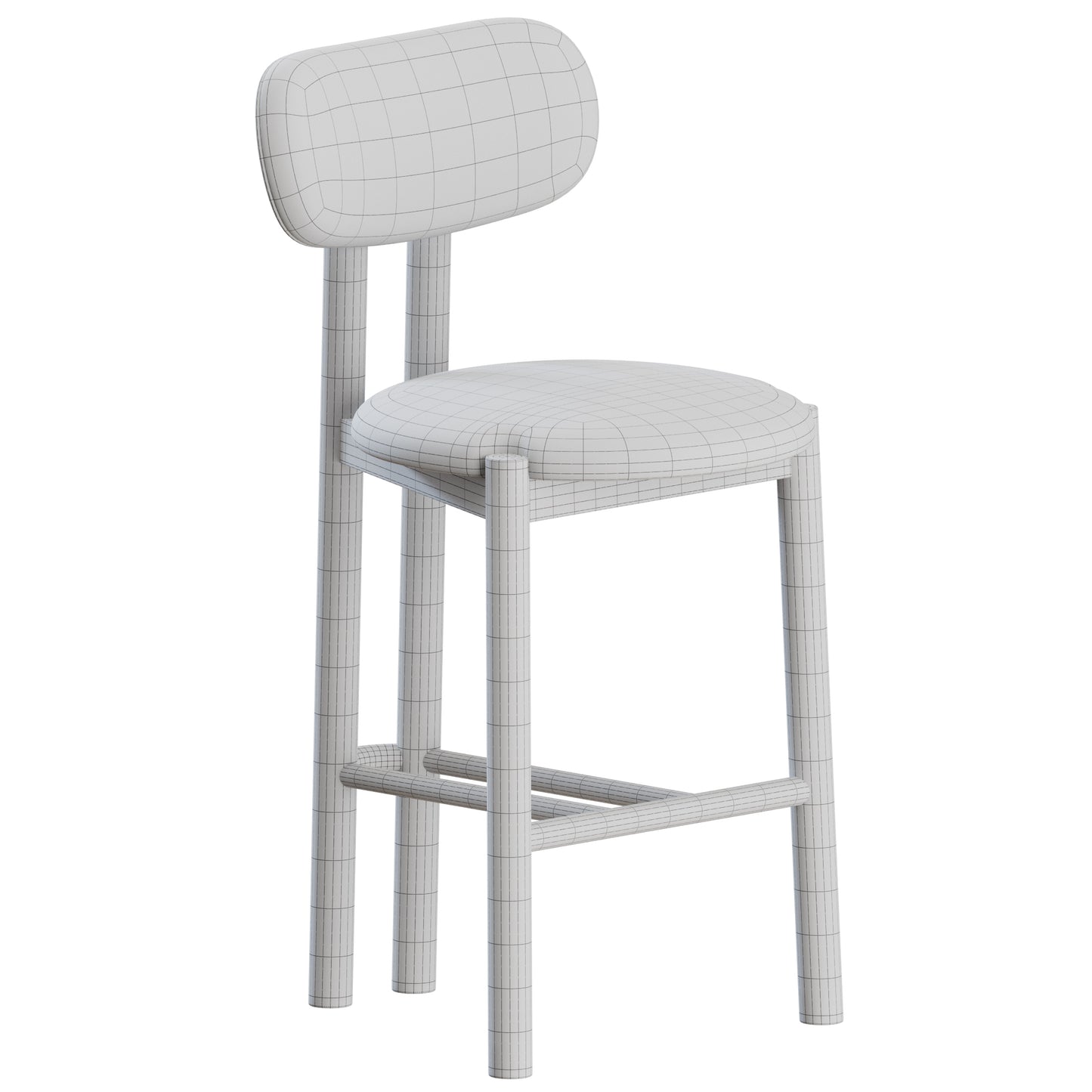 Tiramisu Counter Stool by Trit House 3D Model