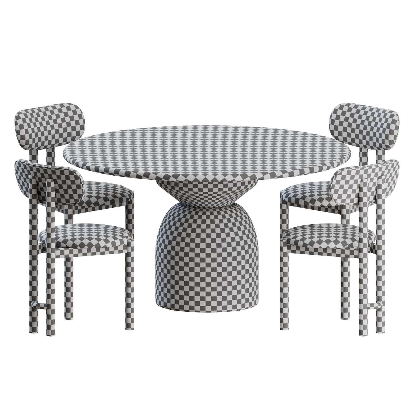 Tiramisu Dining Set by Trit House 3D Model