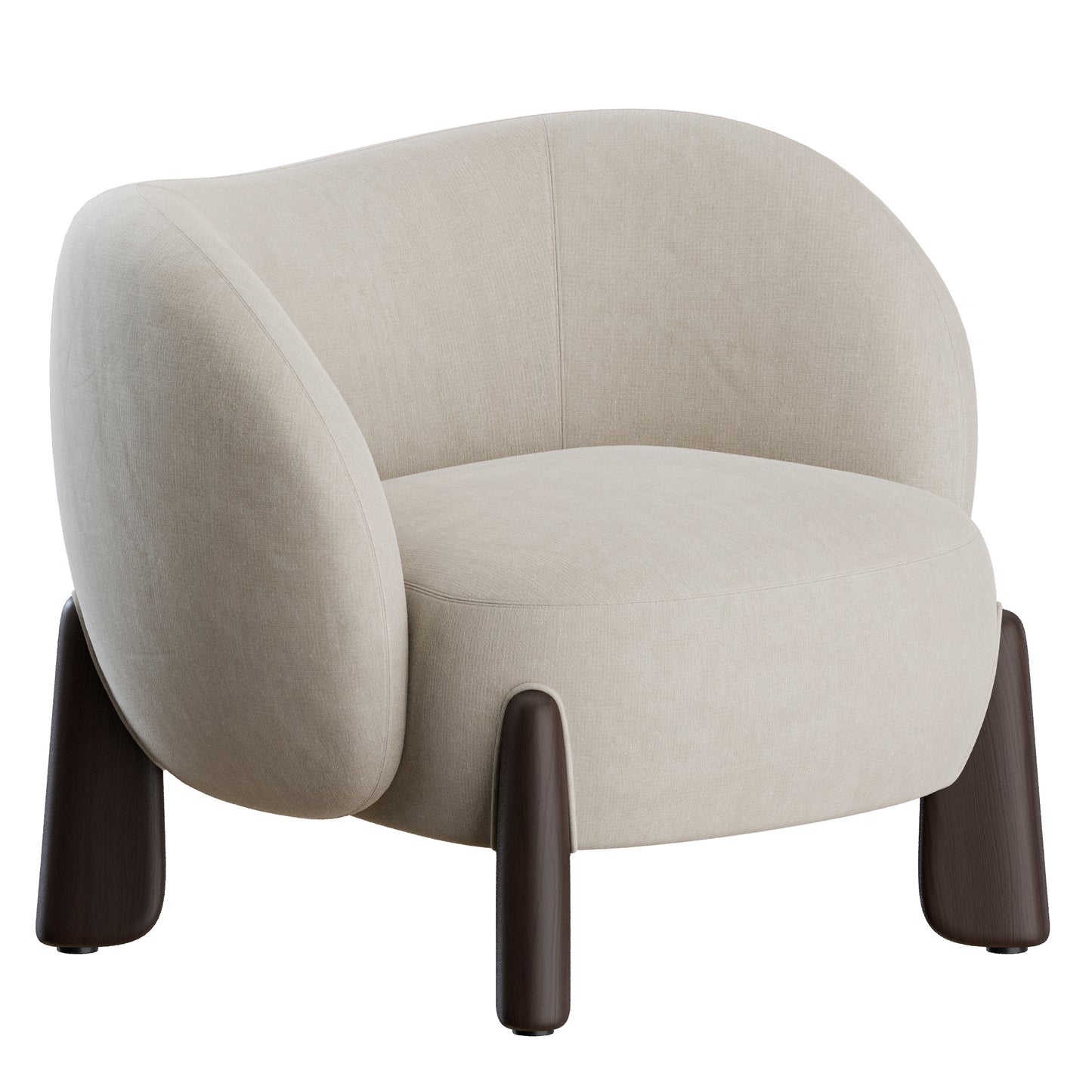 Toothie Armchair by G Grado 3D Model