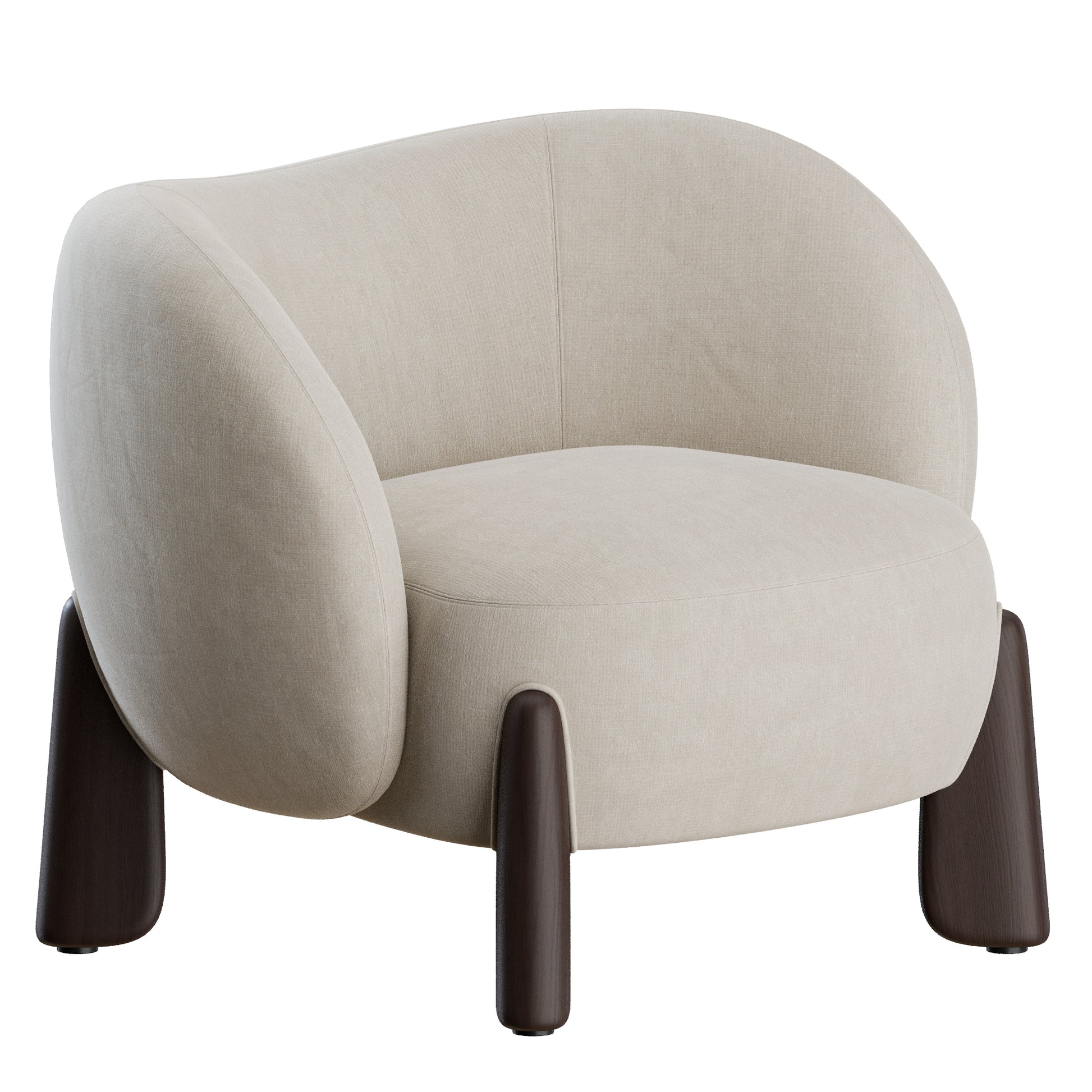 Toothie Armchair by G Grado 3D Model