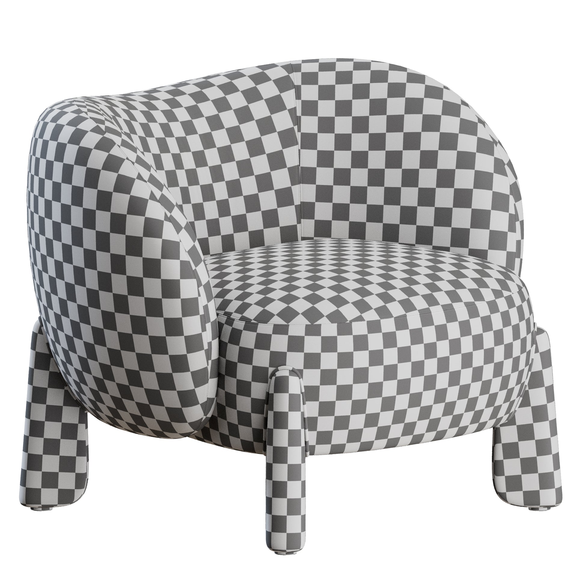 Toothie Armchair by G Grado 3D Model