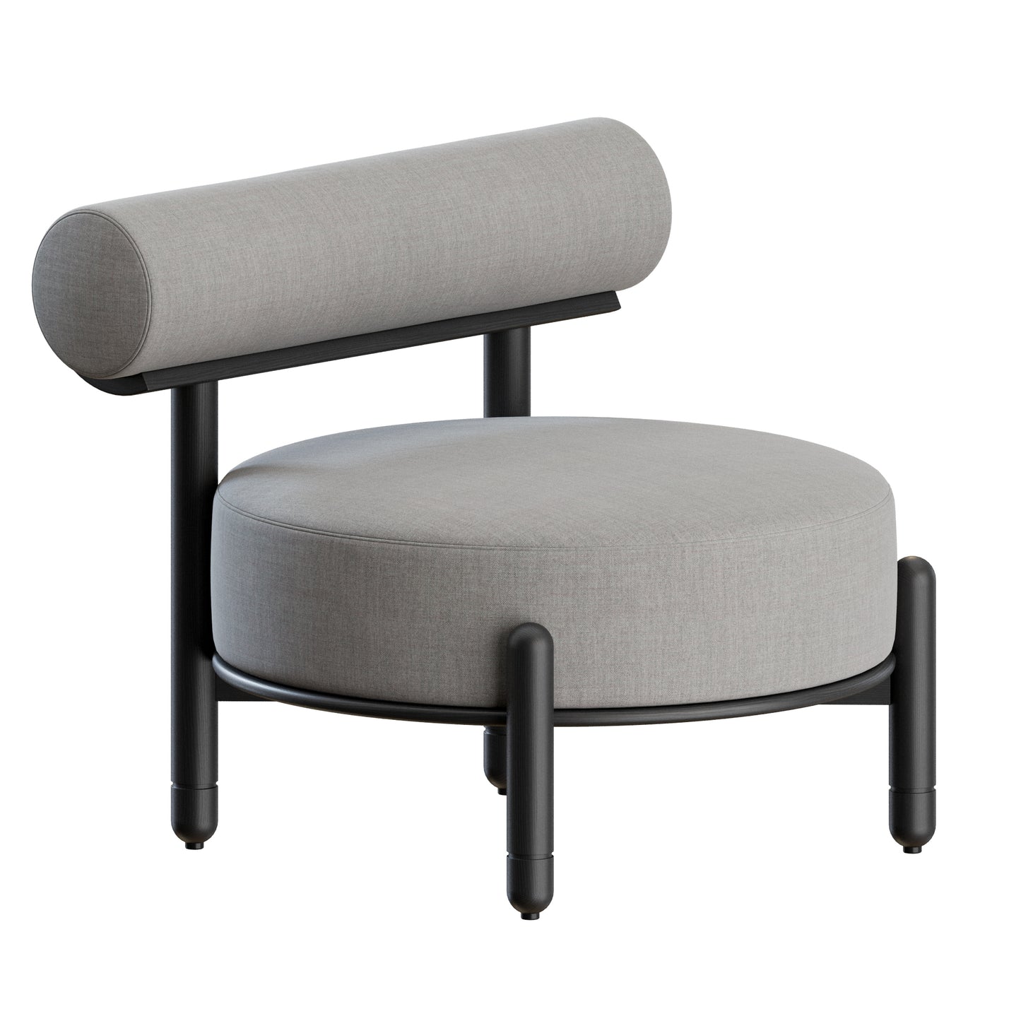 Torii Slipper Chair by Philippe Hurel 3D Model