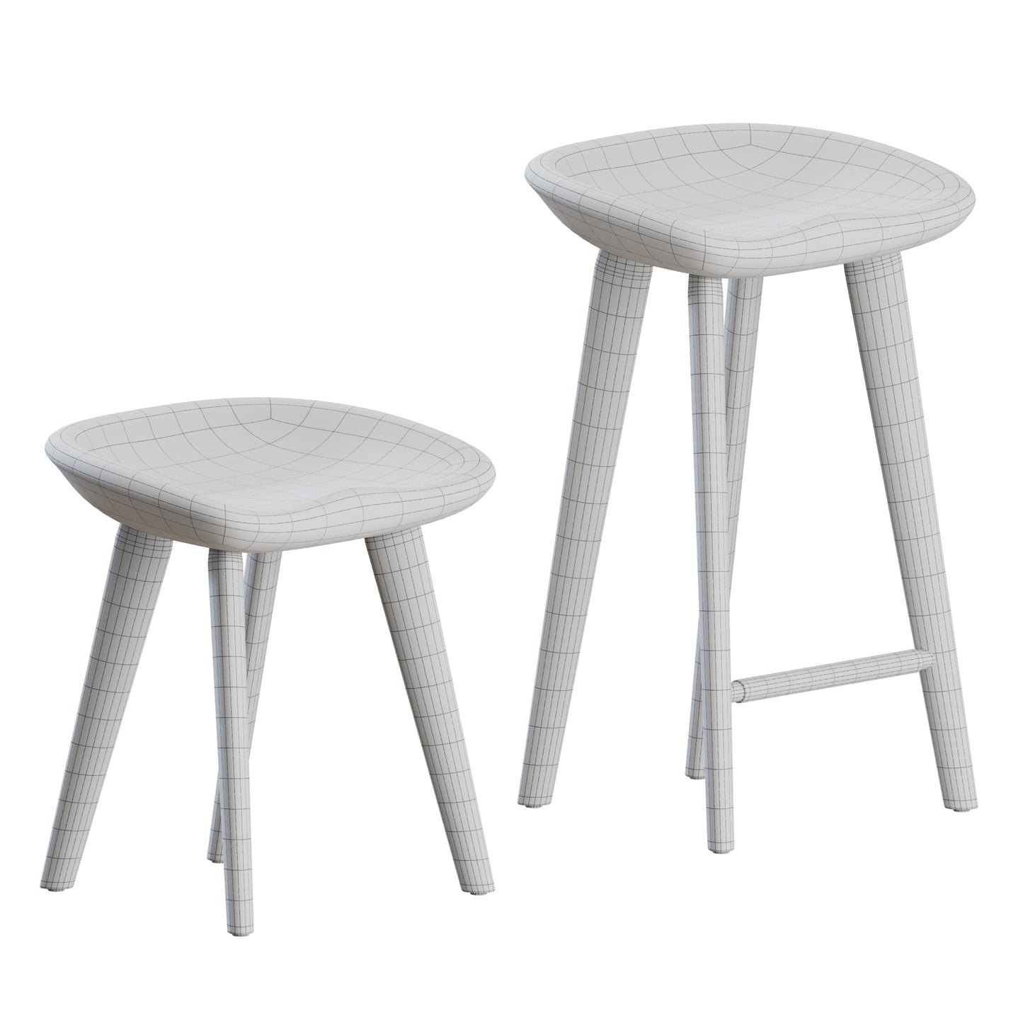 Tractor Bar Stool by BassamFellows 3D Model