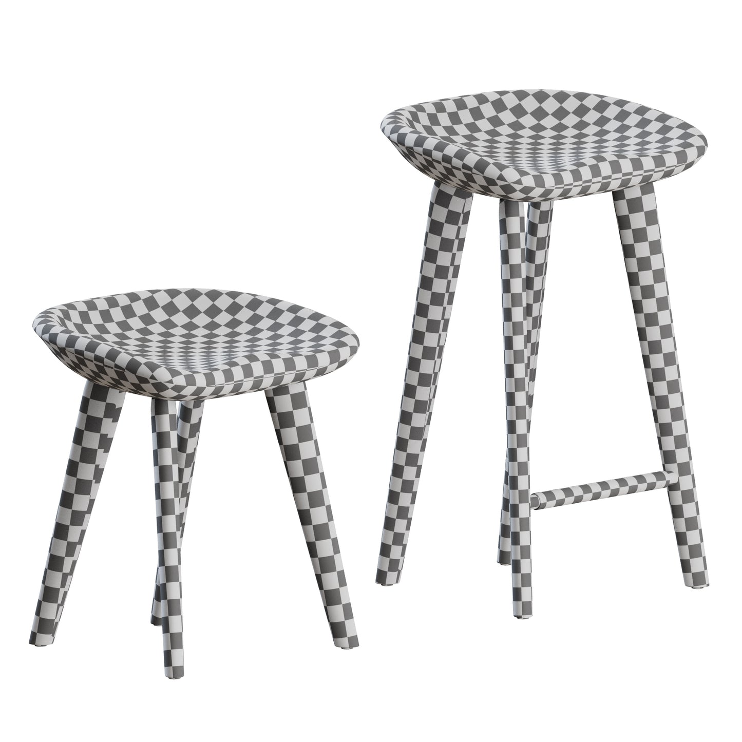 Tractor Bar Stool by BassamFellows 3D Model