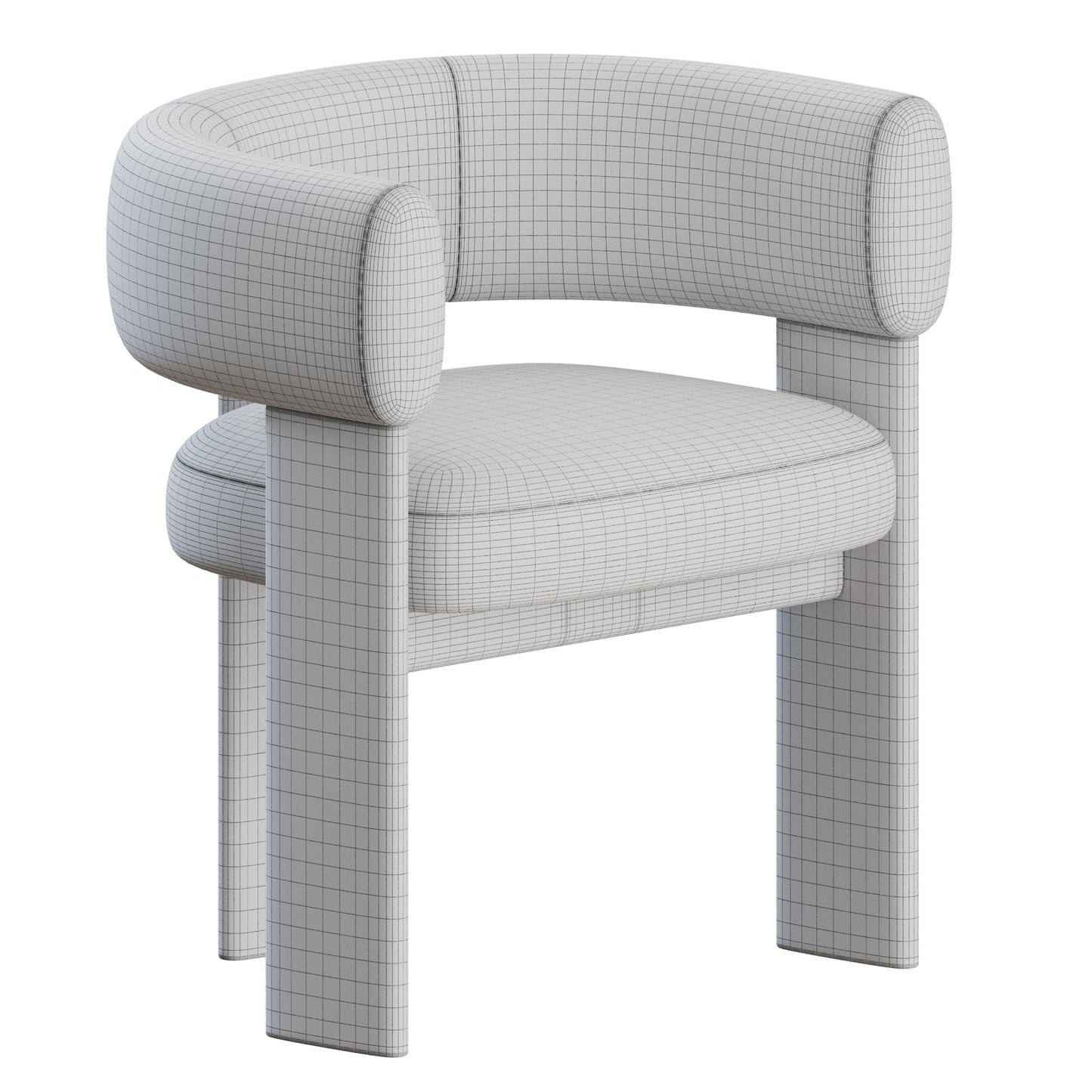 Trine Armchair by Naturedesign 3D Model