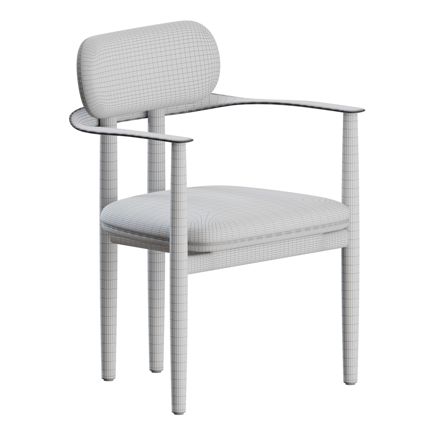 Twist FF Chair by Fendi Casa 3D Model