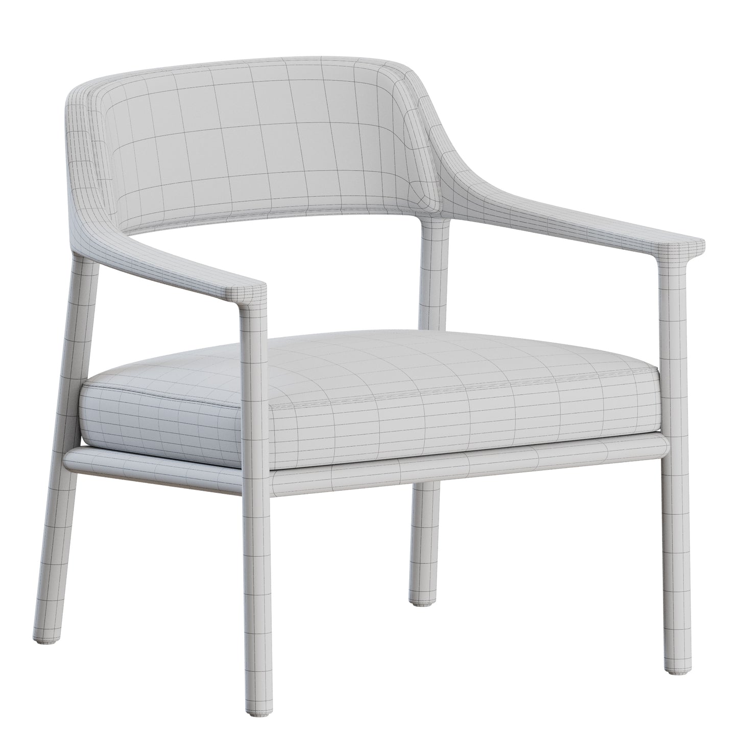 Walter Armchair by Molteni 3D Model