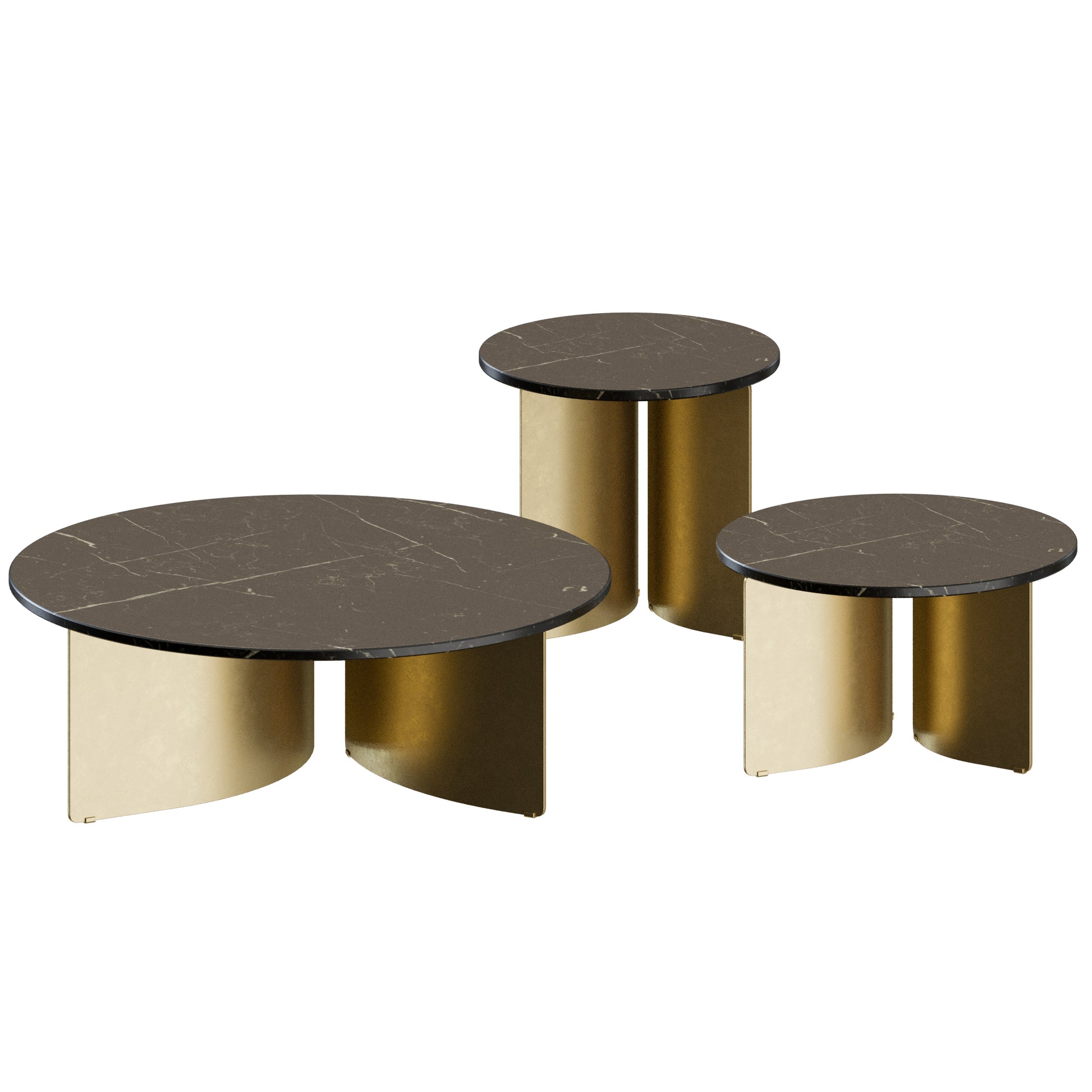 Wave Coffee Tables by Marelli 3D Model