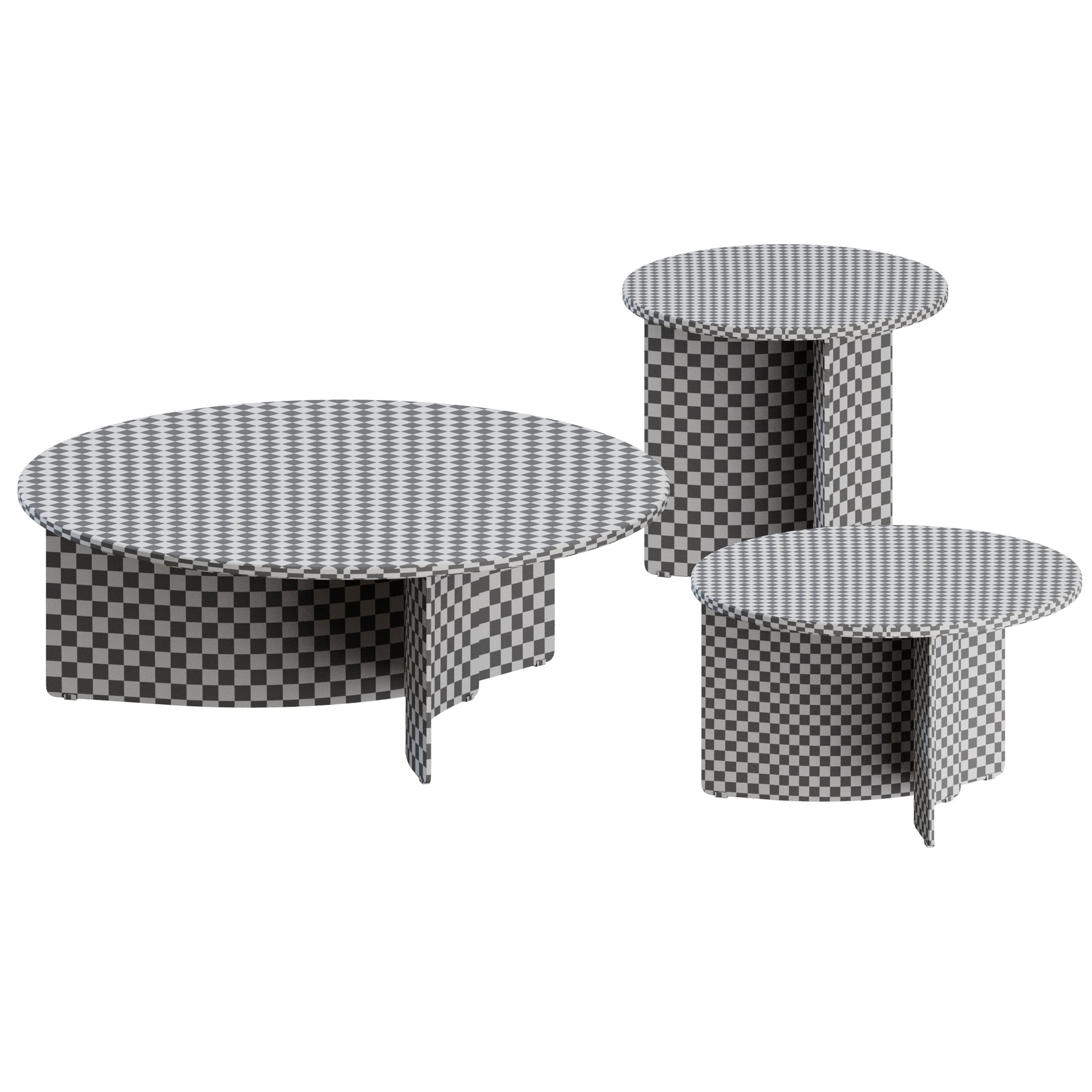Wave Coffee Tables by Marelli 3D Model