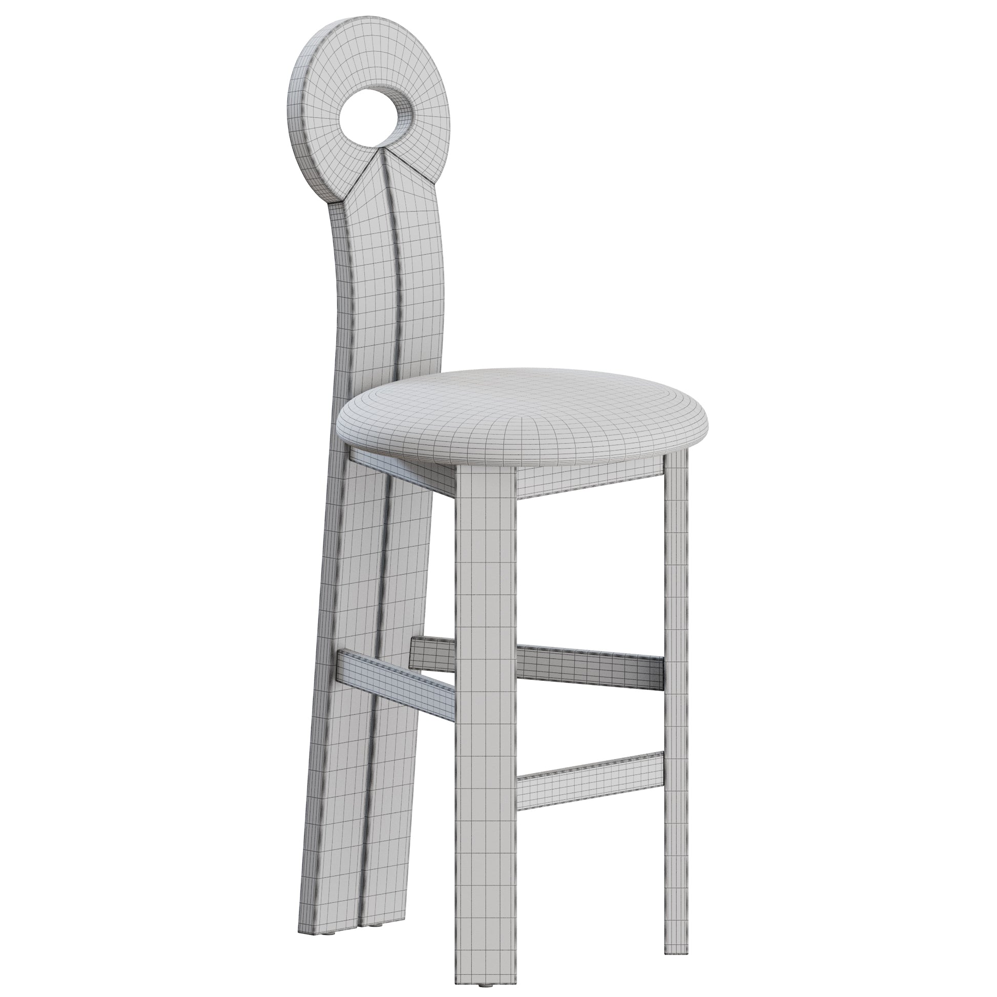 Whit Counter Stool by Lulu and Georgia 3D Model