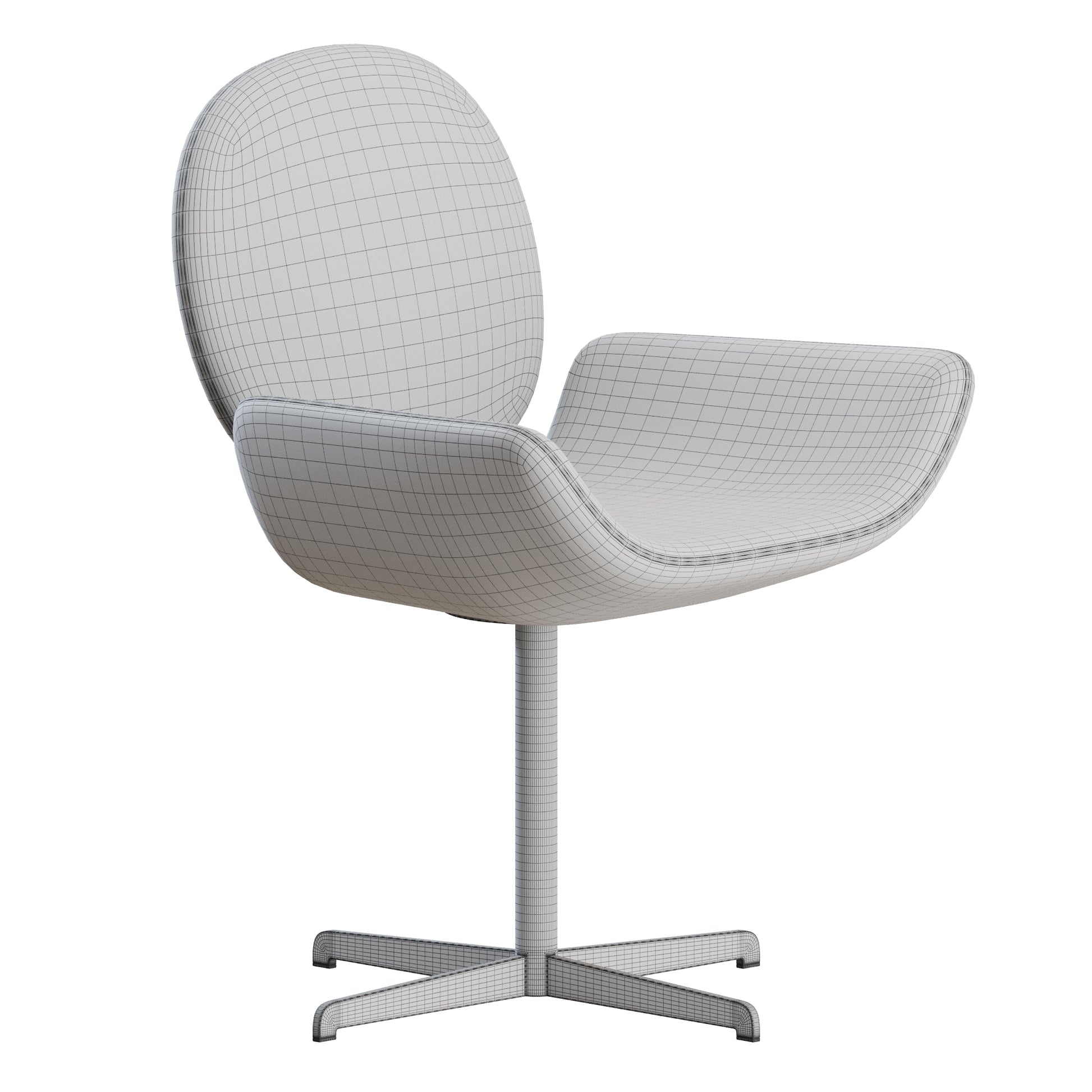 Youbi Office Chair by Bonaldo 3D Model