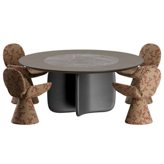 Youpi Chair Mellow ST Table by Bonaldo 3D Model