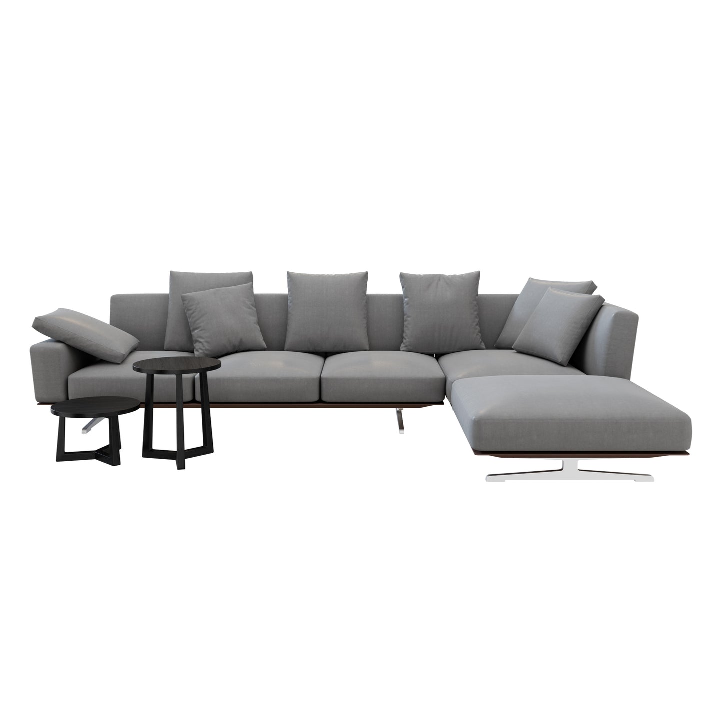 Soft Dream Sofa + Jiff Side Tables By Flexform 3D Model