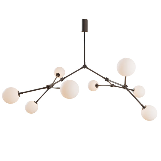 Drop Chandelier Bulp - Grey By 101 Copenhagen 3D Model