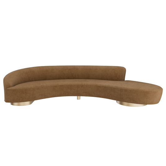 FreeForm Curved Sofa with Arm by Vladimir Kagan 3D Model