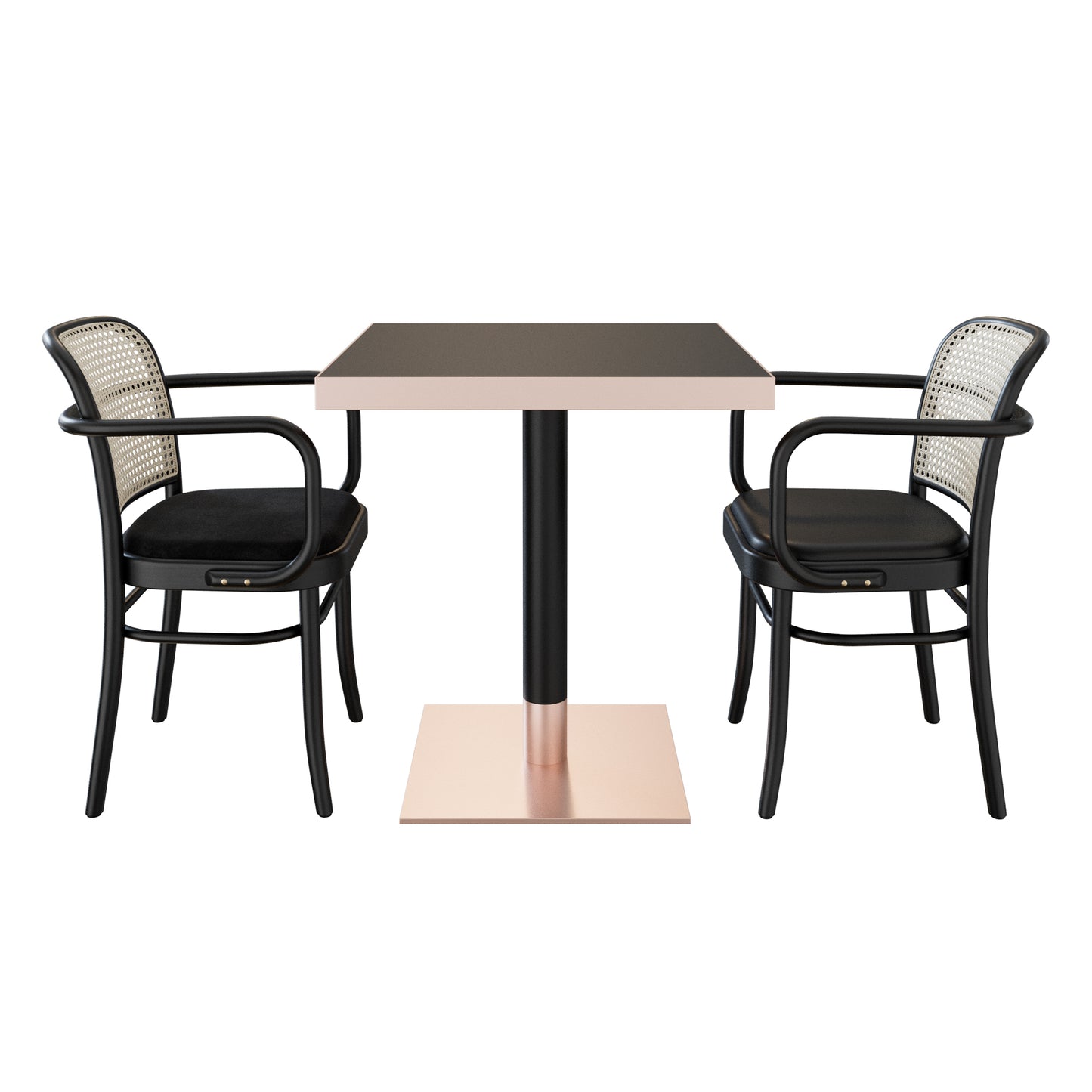 Tables + N 811 Chair By Thonet Vienna 3D Model