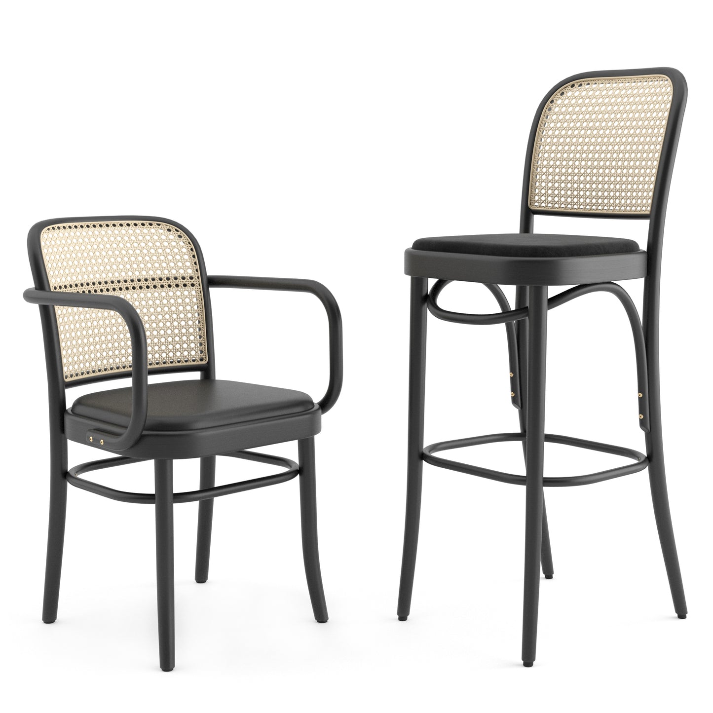 N 811 Hocker By Thonet Vienna 3D Model