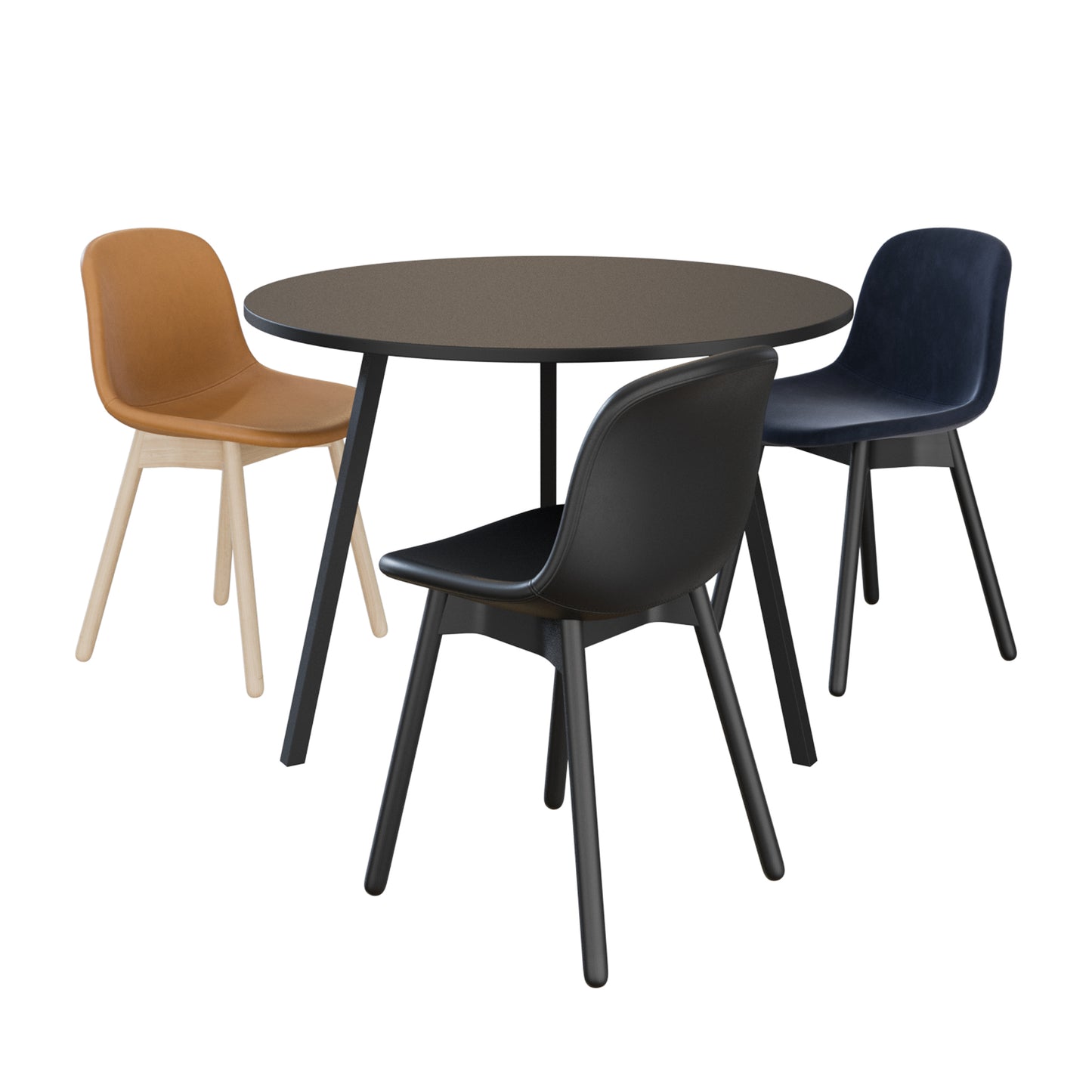 Neu 13 Chair + Loop Stand Round By Hay 3D Model