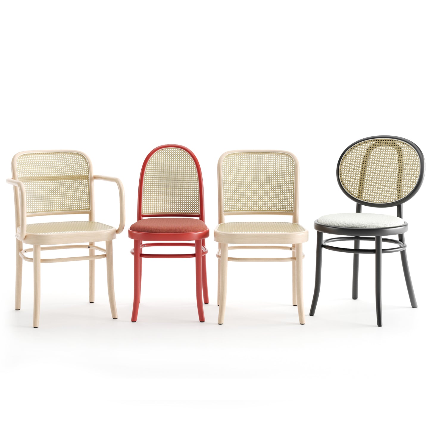 N 811 + N 0 + Morris Chairs By Thonet Vienna 3D Model