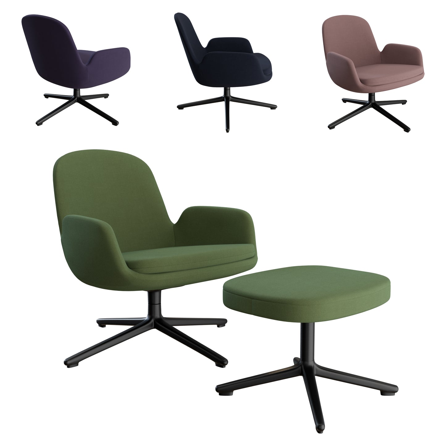 Era Lounge Chair High Swivel By Normann Copenhagen 3D Model