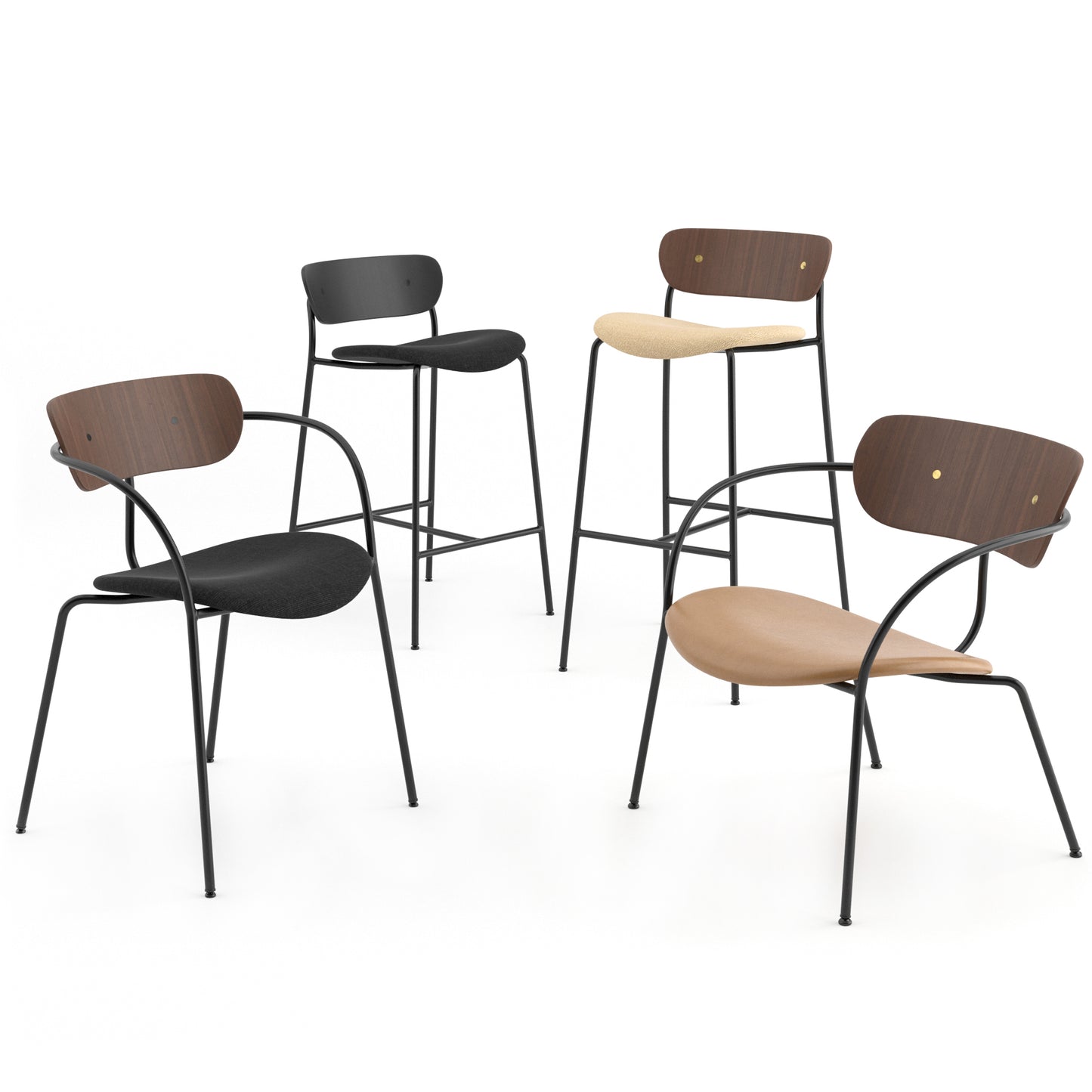 Pavilion Chairs Collection By Andtradition 3D Model