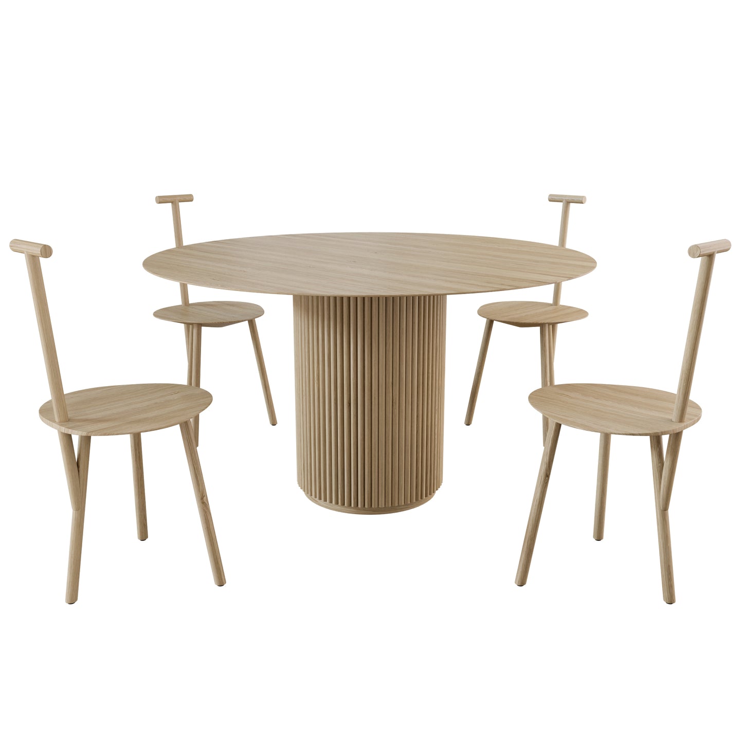 Spade Chair + Palais Royal Table 3D Model