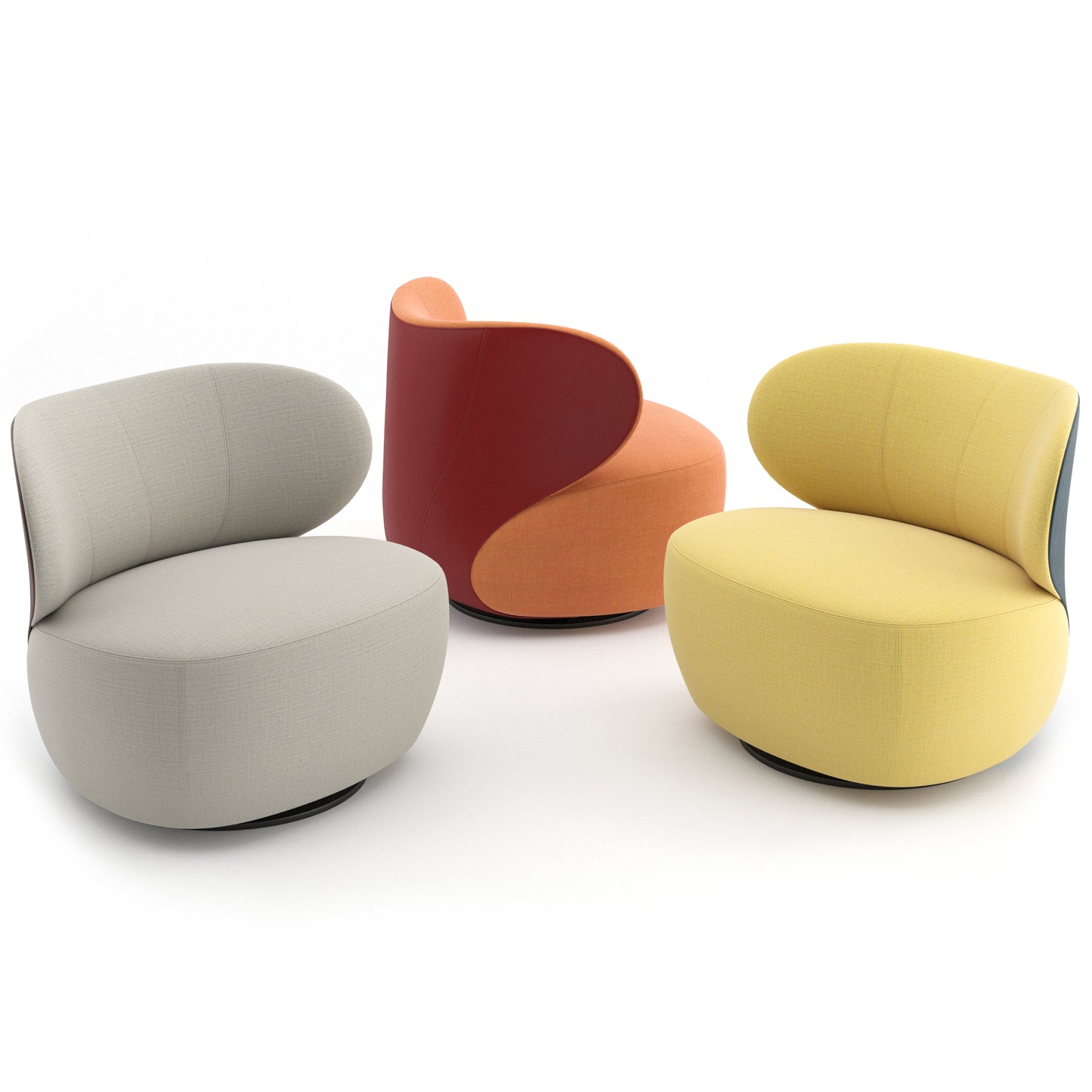 Bao Armchair By Walter Knoll 3D Model