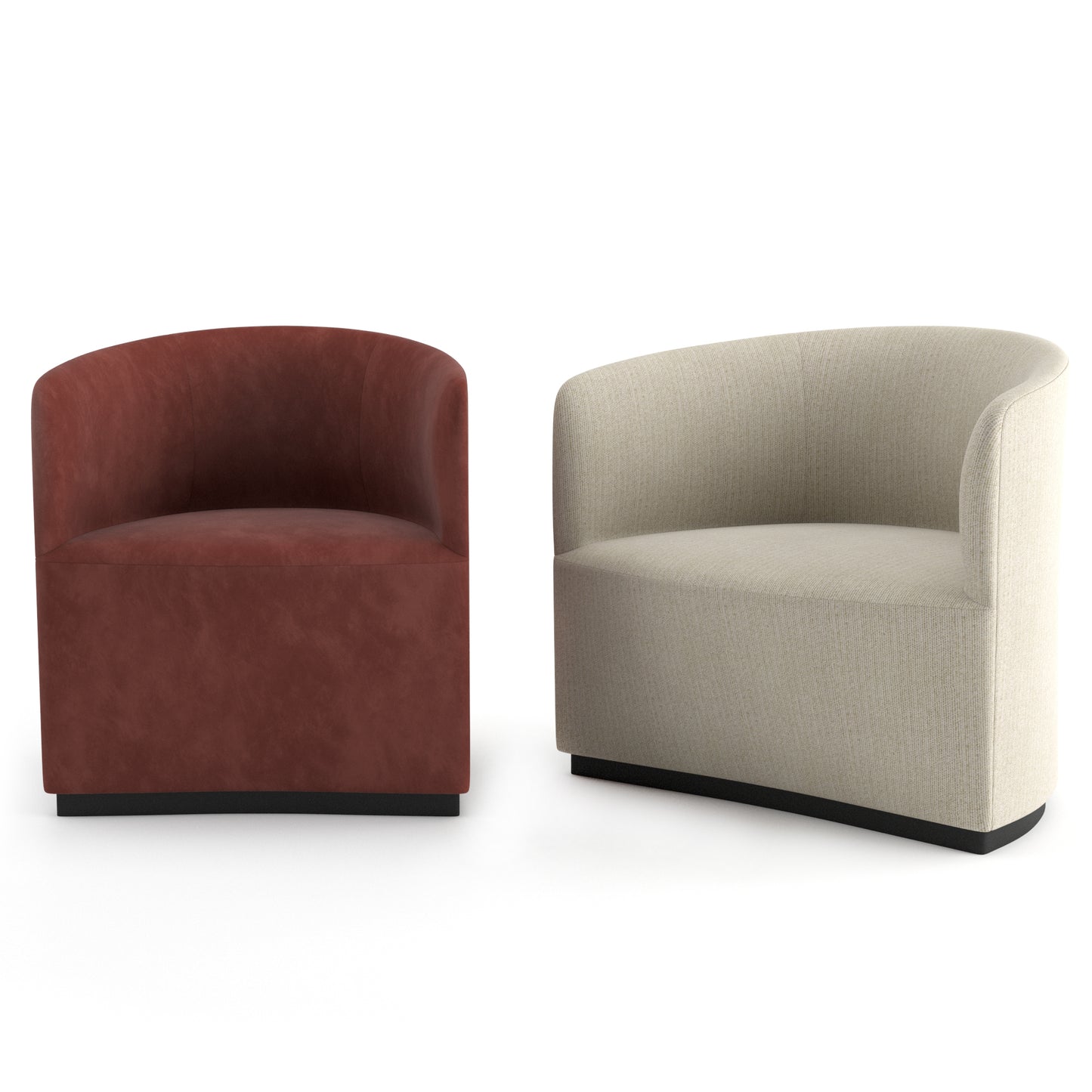 Tearoom Lounge Chair + Club Chair By Menu 3D Model