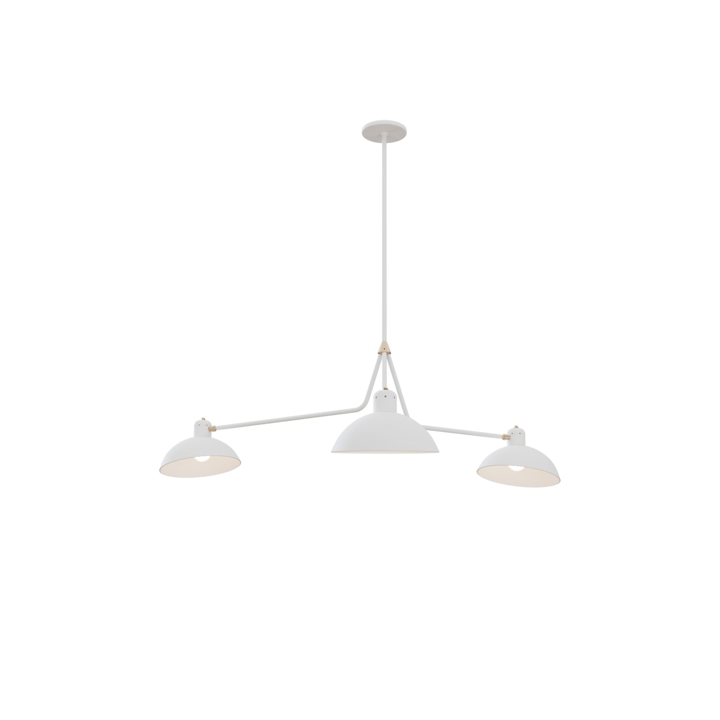 Waldorf Triple Pendant By Lambert & Fils 3D Model