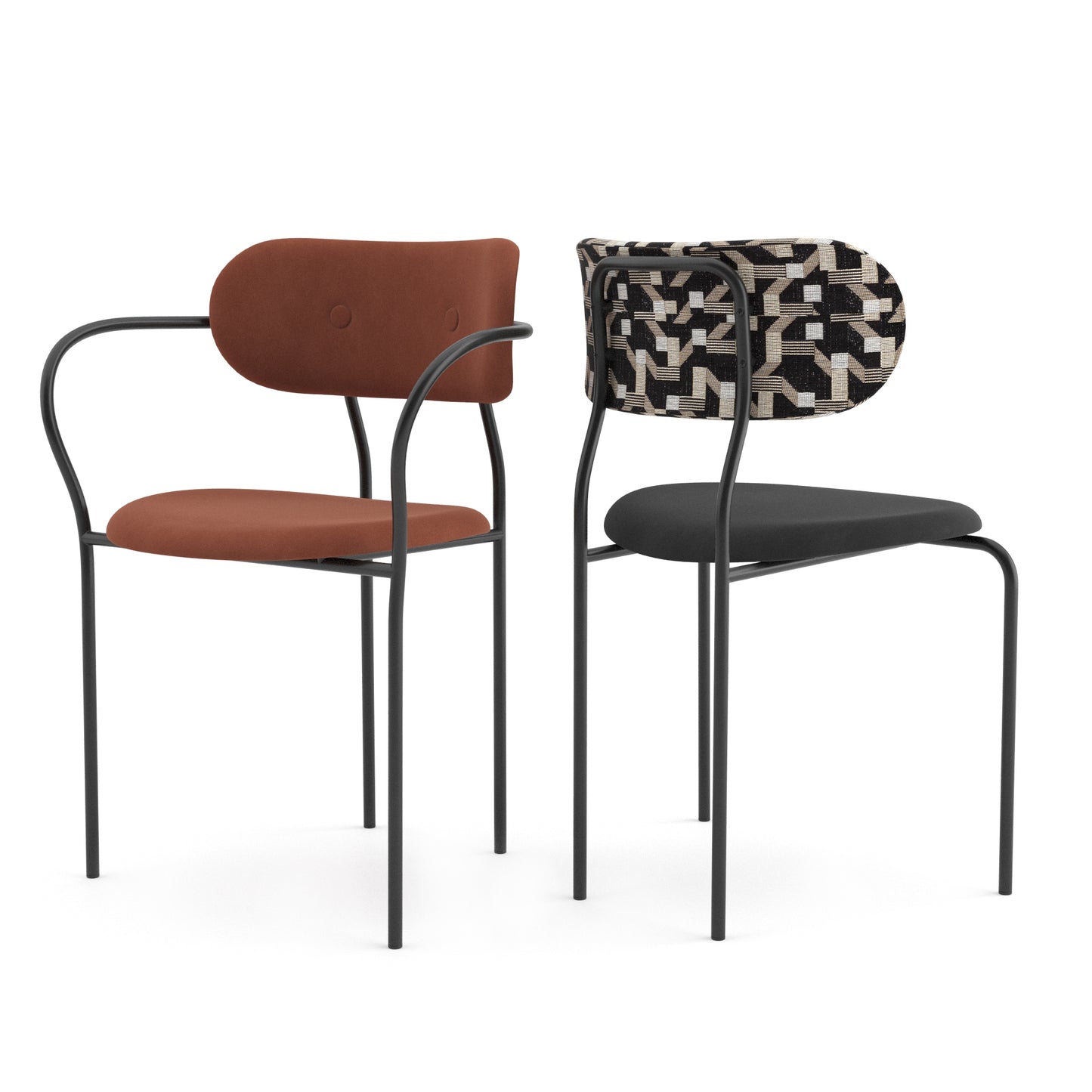 Gubi Dining Chairs Collection 3D Model