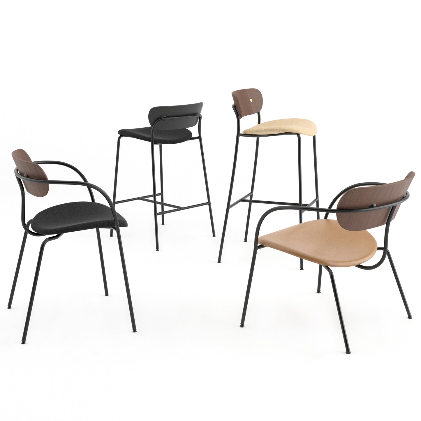 Pavilion Chairs Collection By Andtradition 3D Model