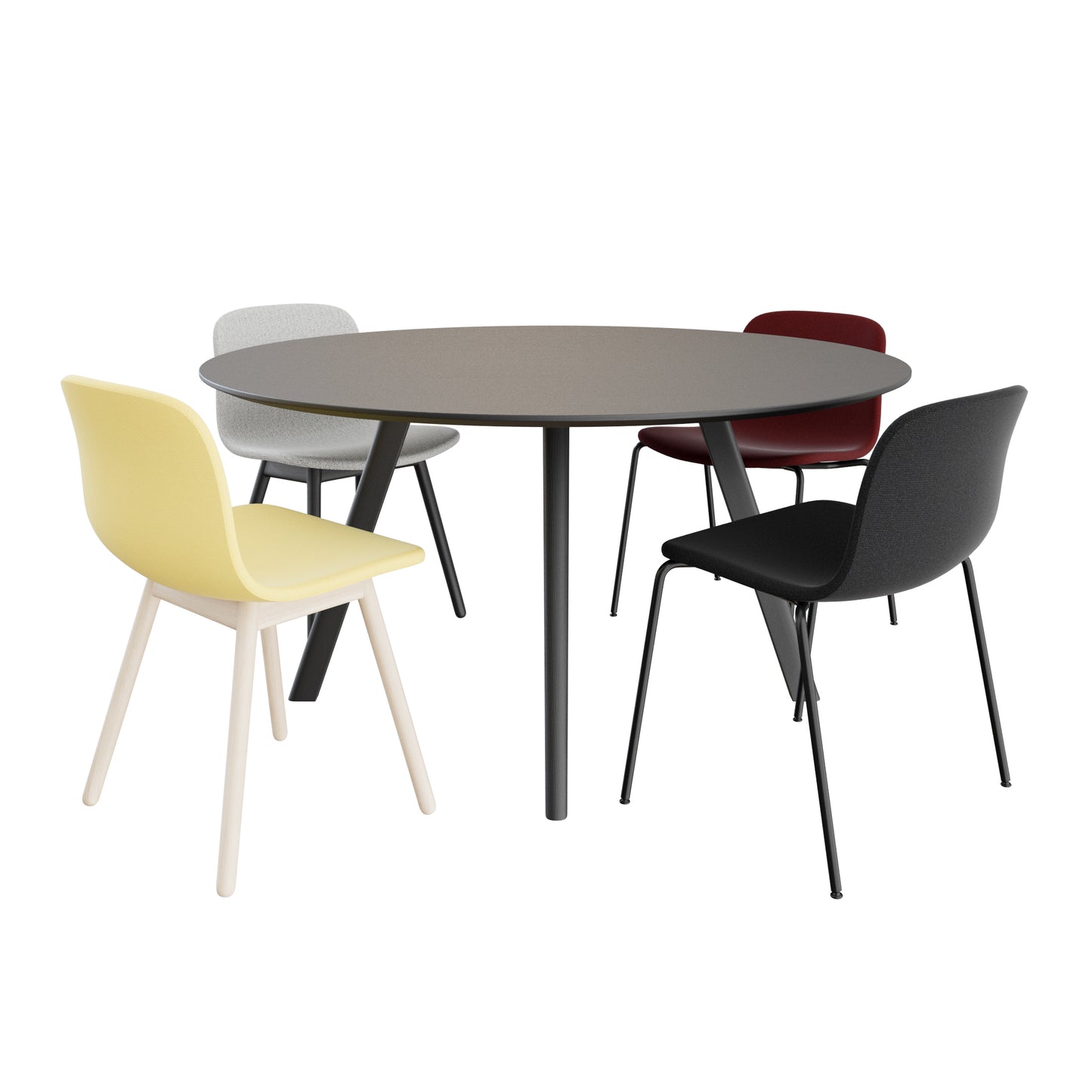 Hay Dining Set 3D Model