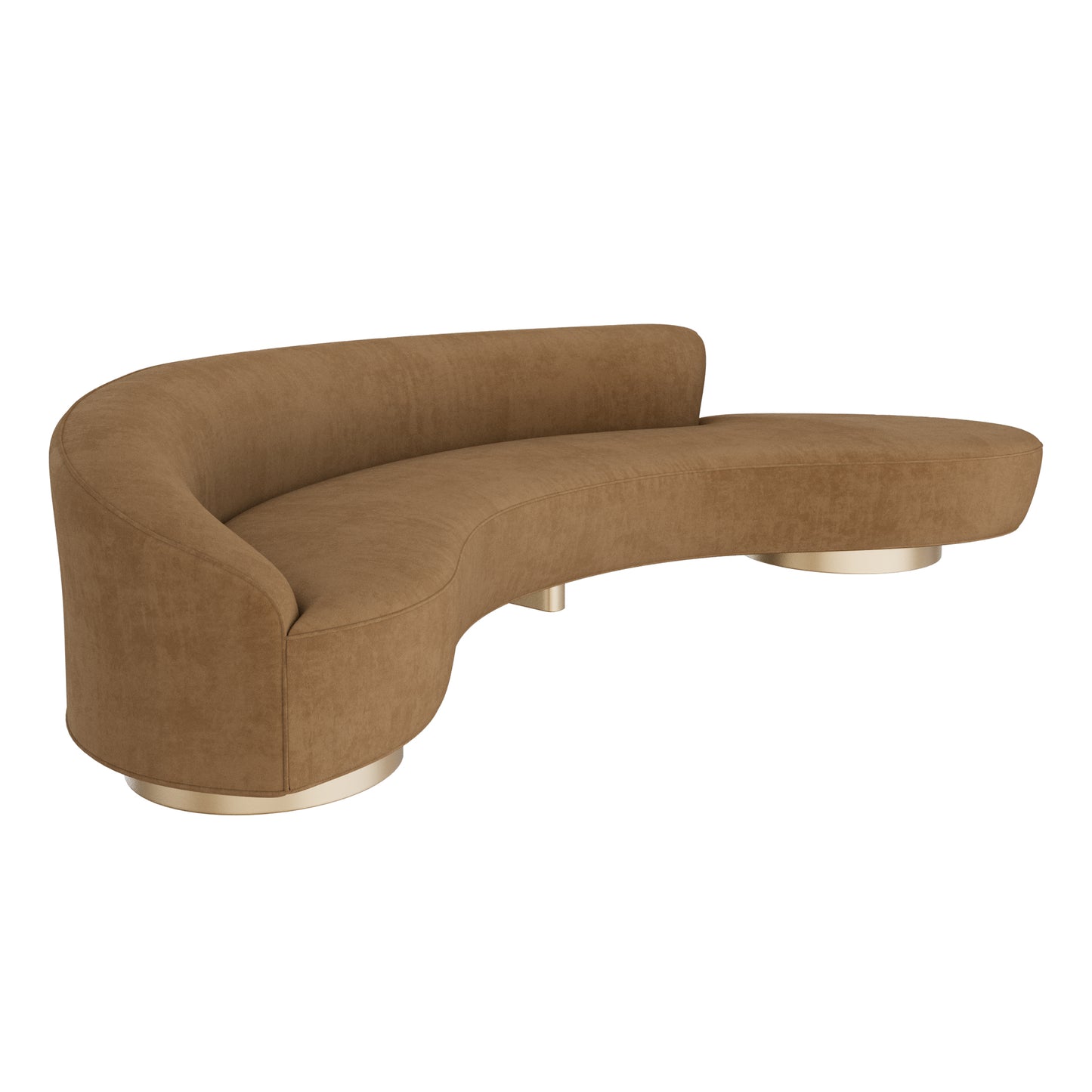 FreeForm Curved Sofa with Arm by Vladimir Kagan 3D Model