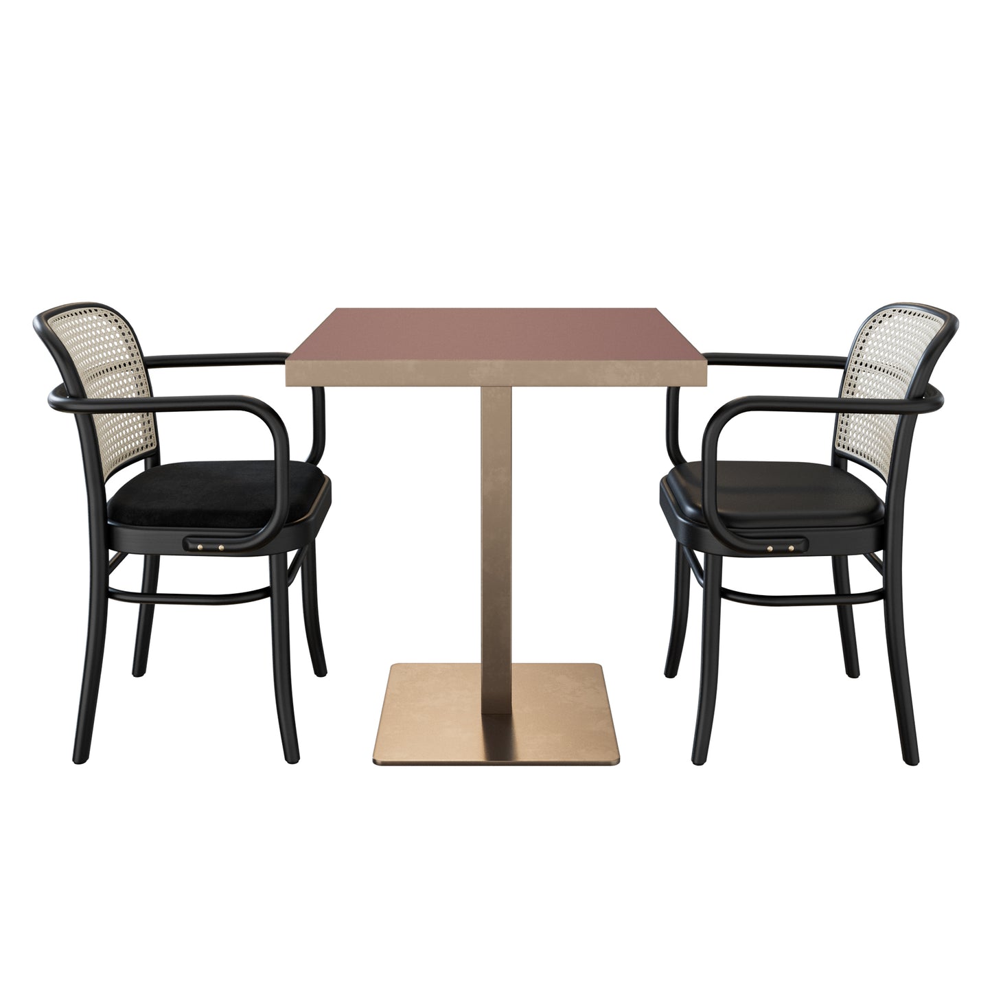 Tables + N 811 Chair By Thonet Vienna 3D Model