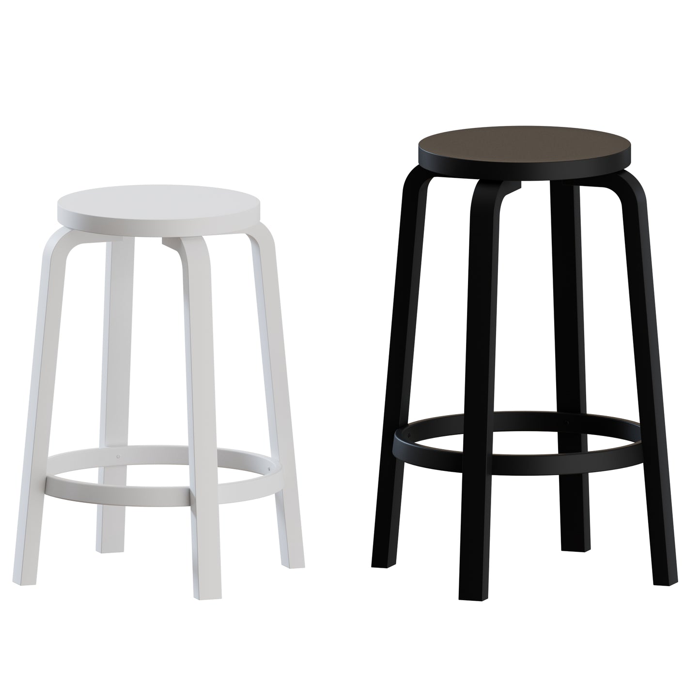 Stool 64 By Artek 3D Model