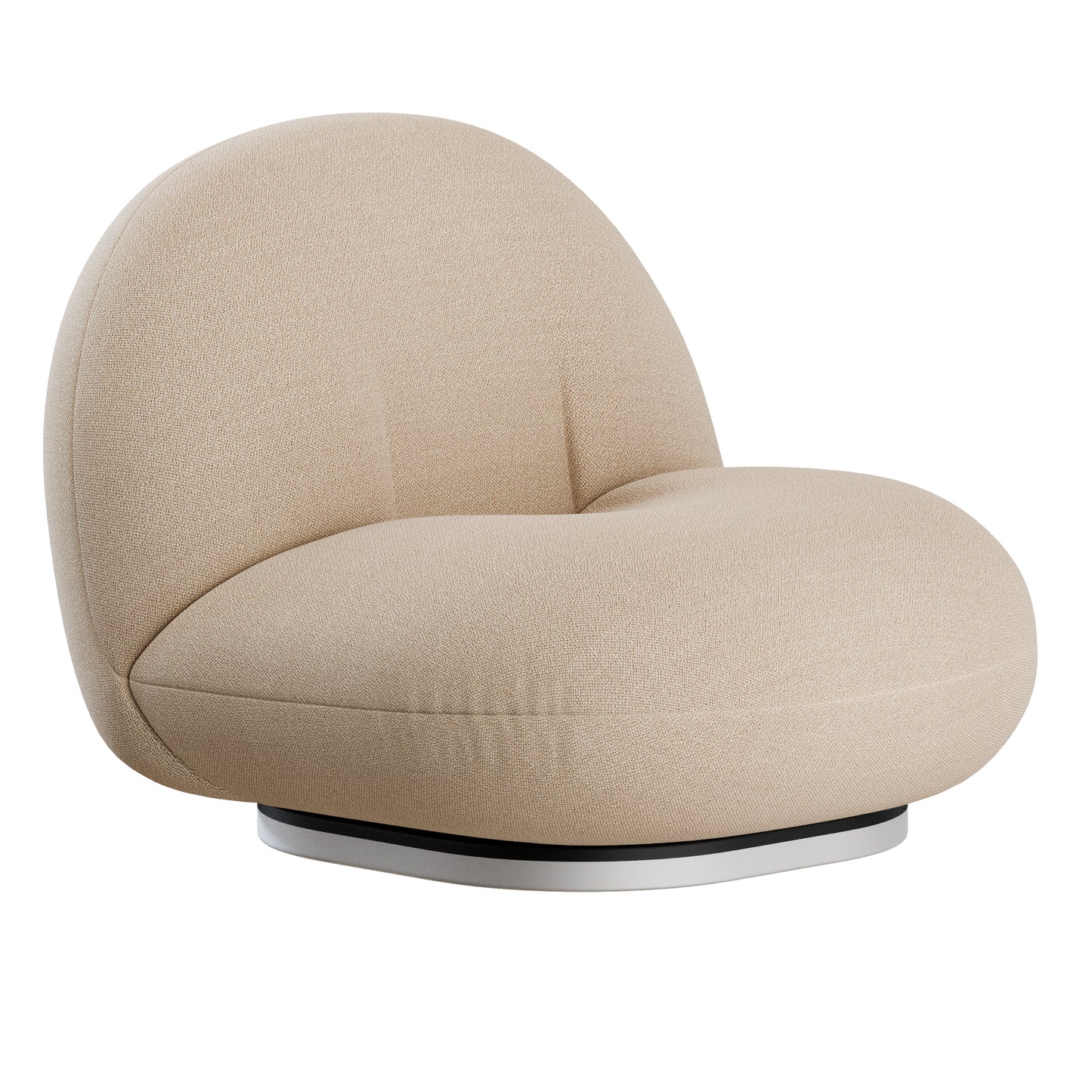 Pacha Lounge Chair Gubi 3D Model